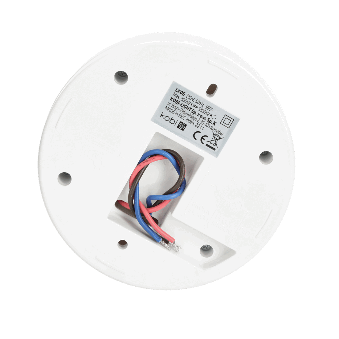 Bevægelsessensor 12m | 360° | Hvid | Indendørs | LX06