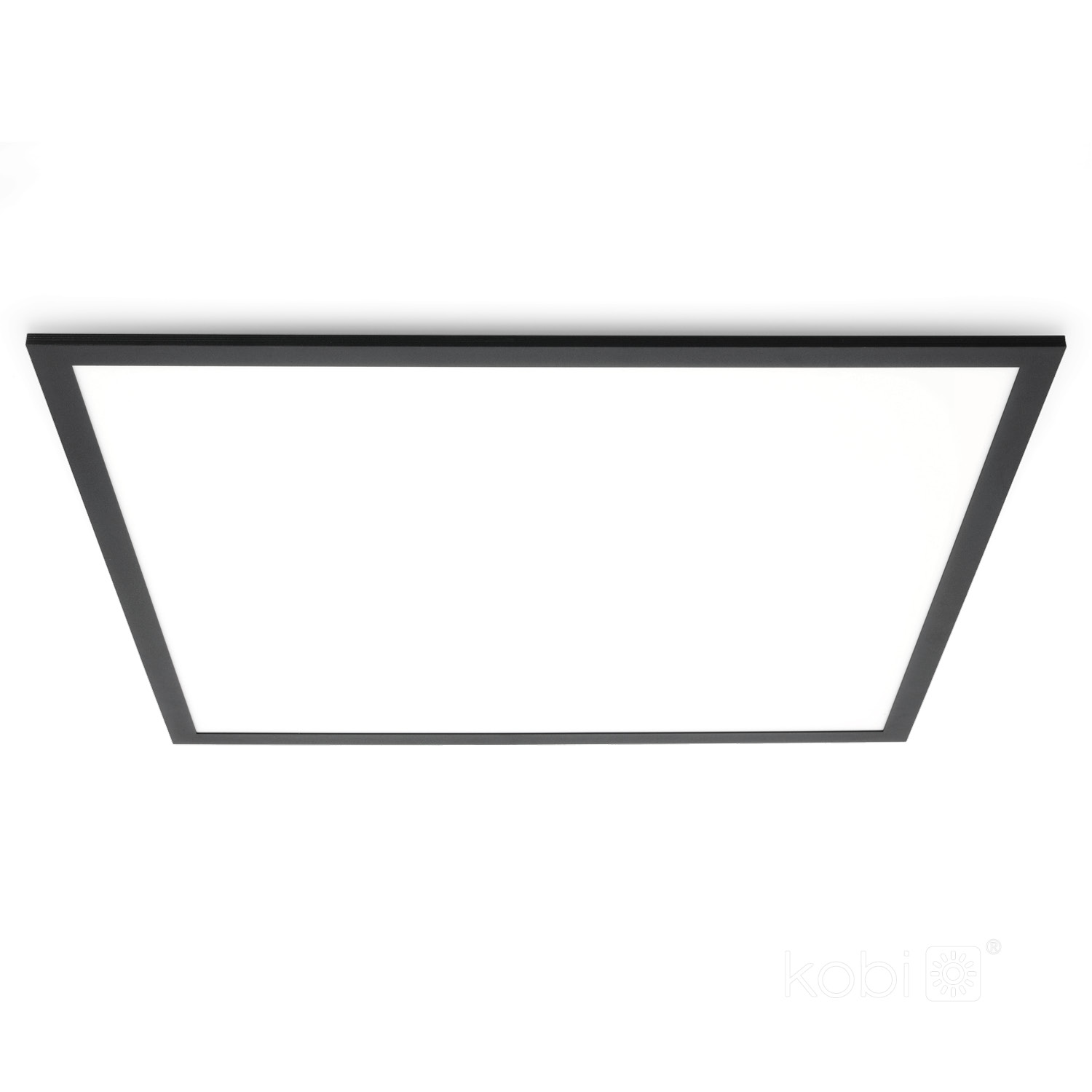 LED Panel 60x60 med svart ram, 40W effekt och 4000K neutralvitt ljus. Panelen ger 4000 lm ljusstyrka med bred spridning för inomhusbelysning