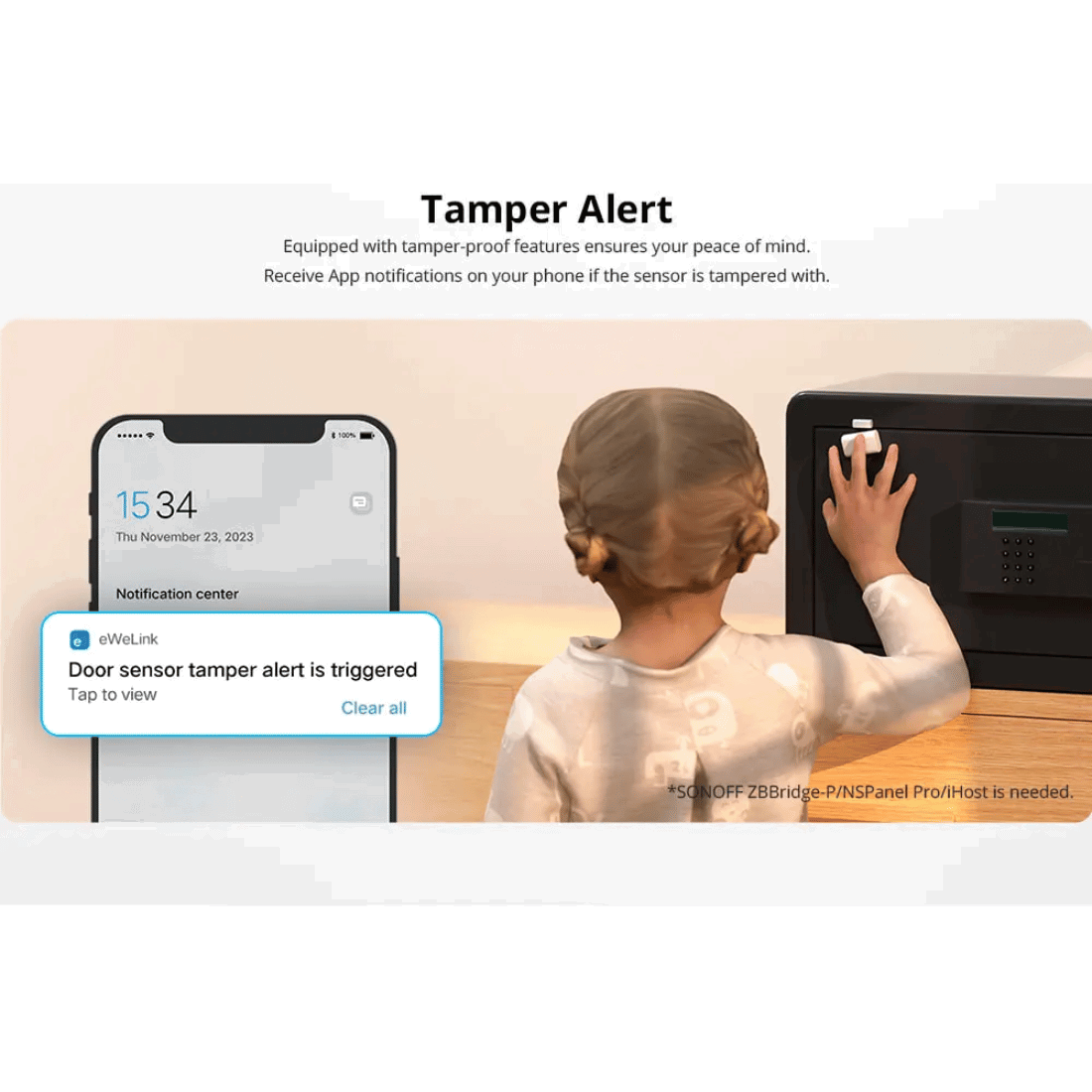 Sonoff Zigbee | Vindue og Dør Sensor | SNZB-04P Sonoff Zigbee | Vindue og Dør Sensor | SNZB-04P