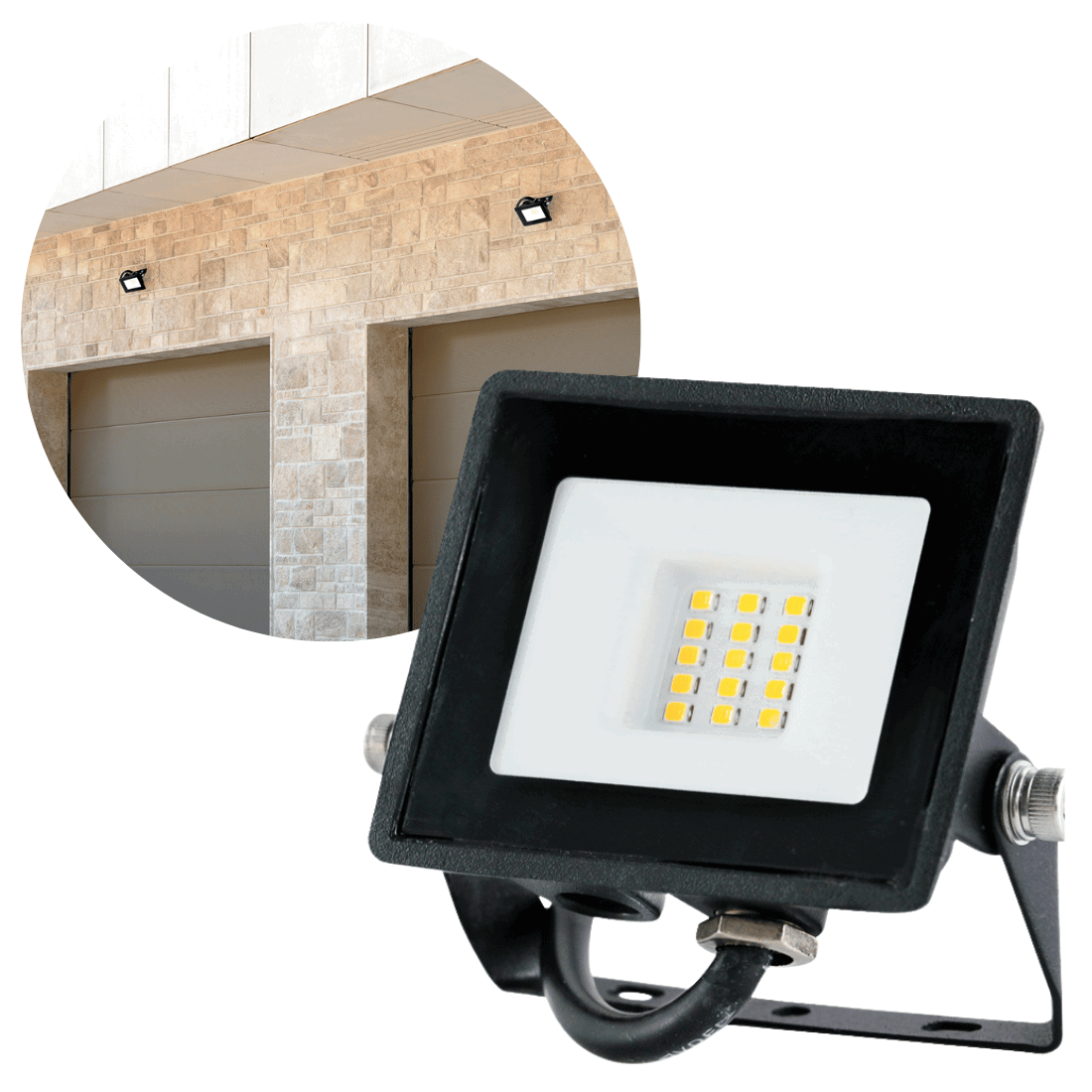 LED schijnwerper | 10W | 735lm | 4000K | IP65