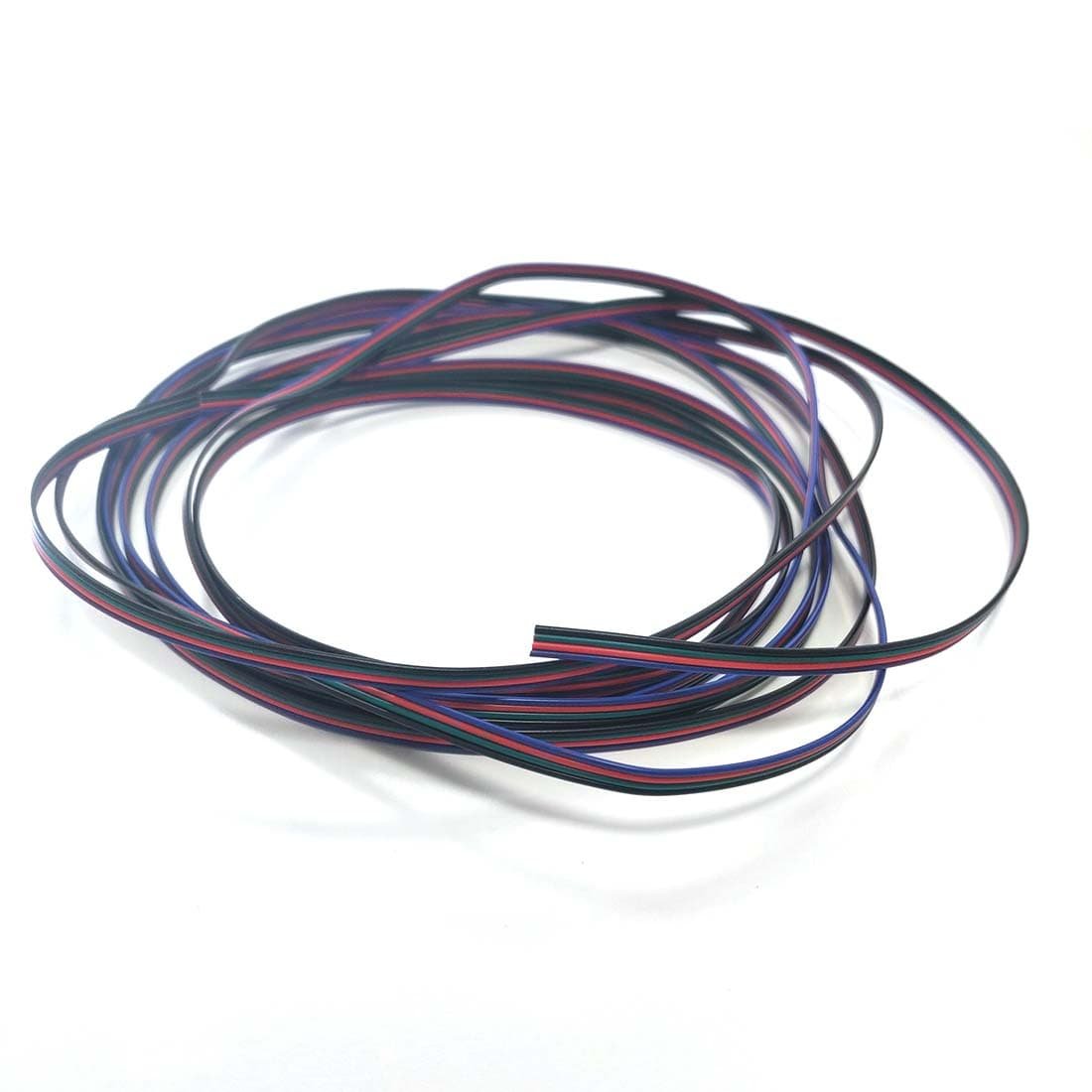 Billede af RGB Kabel - 5m - Ledning til LED SMD Strips - 12-24V (6697)