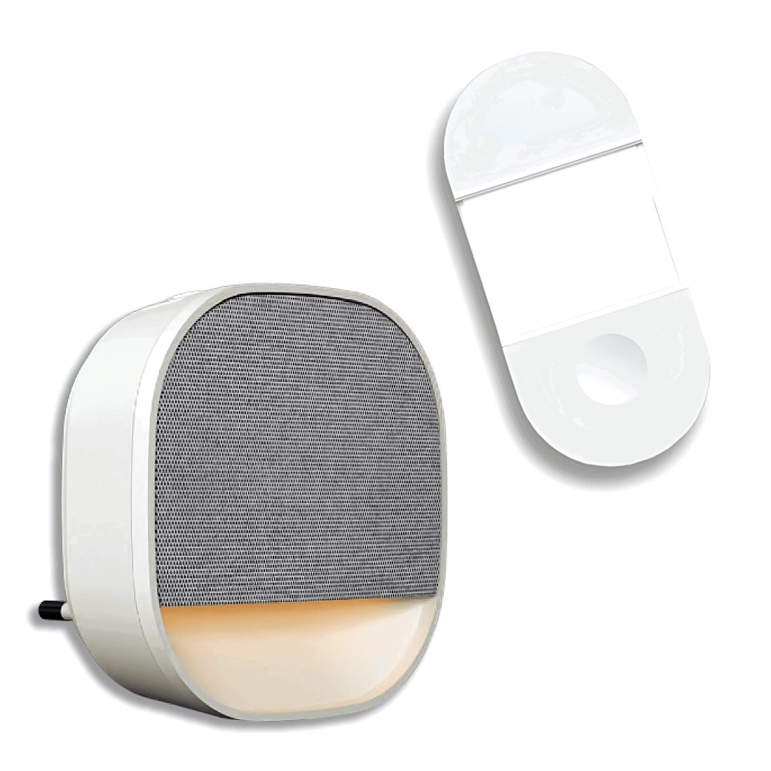 Ringbel | Kinetische zender | IP44 | Nachtlichtfunctie