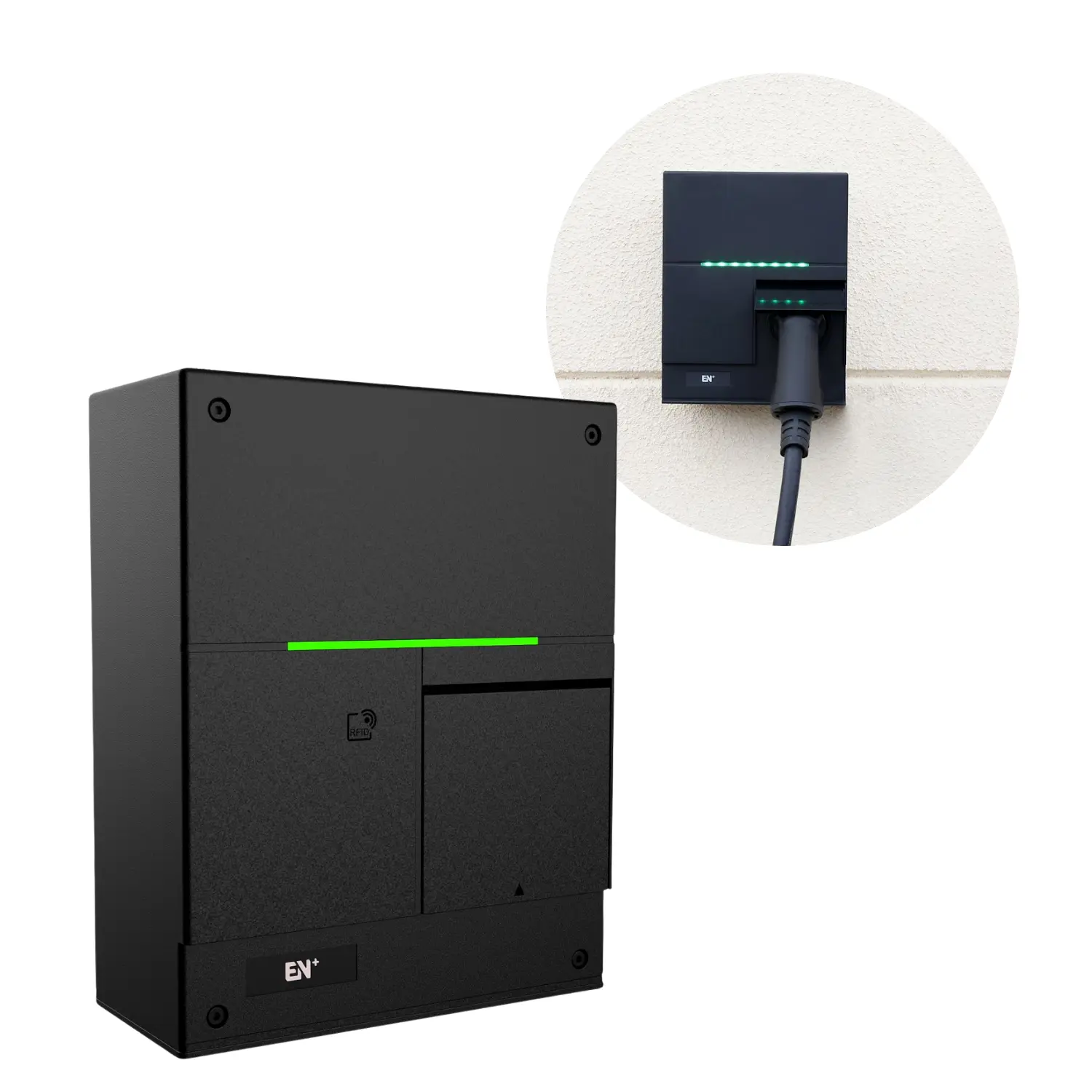 Ladeboks til elbil | 22kW | Type 2 | EVON START | Sort