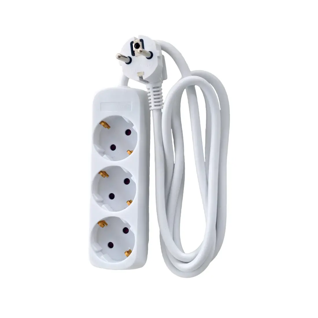 Verlängerungskabel | 1,5 Meter | Schuko | 230V | E-Line | Weiß