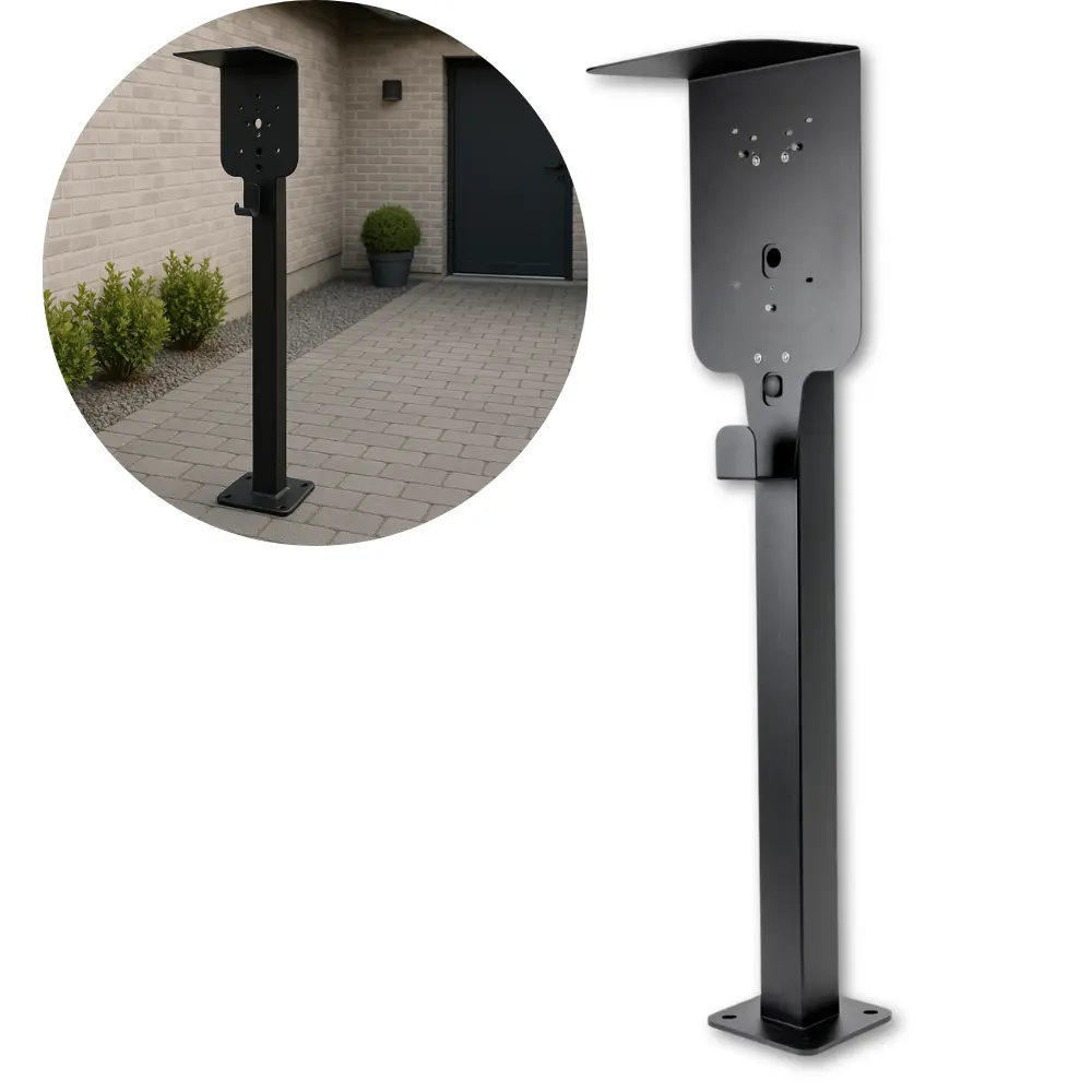 Universele Laadboxstandaard | 120 cm | Houder voor EV Wandlader | Gegalvaniseerd