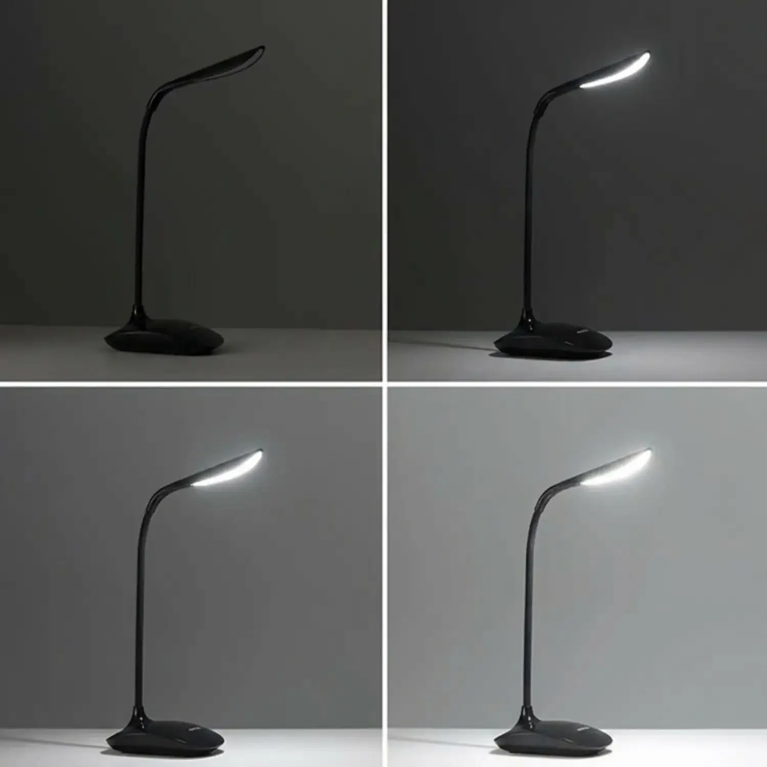 BEL AIR HOME - Antigona Series Flexo LED-bureaulamp - Vintage Retro Design - Energiebesparend - Verstelbare Arm, BLAUW/MATTE, Metaal - voor Studeren, Werken, Lezen