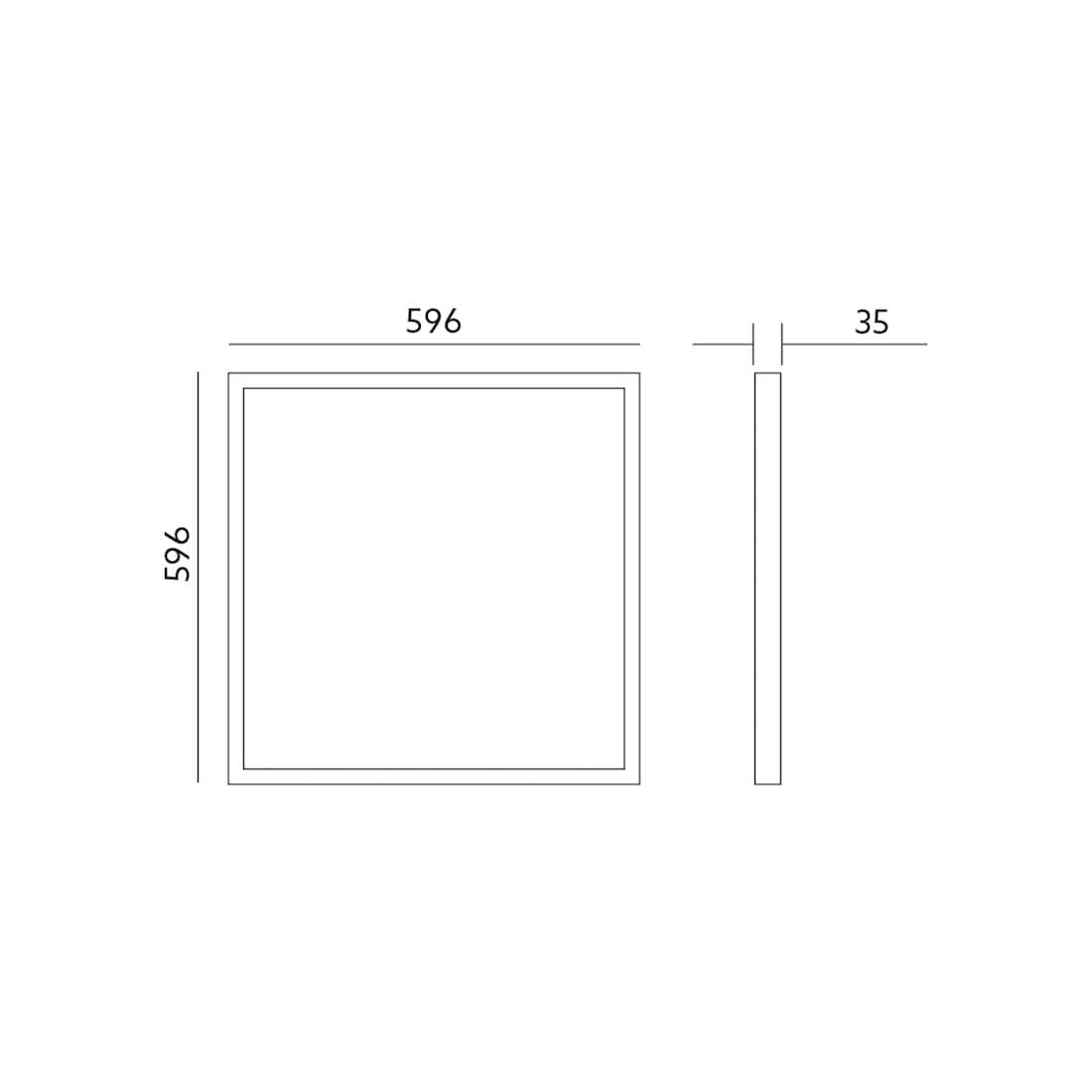 LED Panel 60x60 Camaro | 4000K | 40W LED Panel 60x60 | 4000K | 4320lm | 40W | CAMARO | Vit