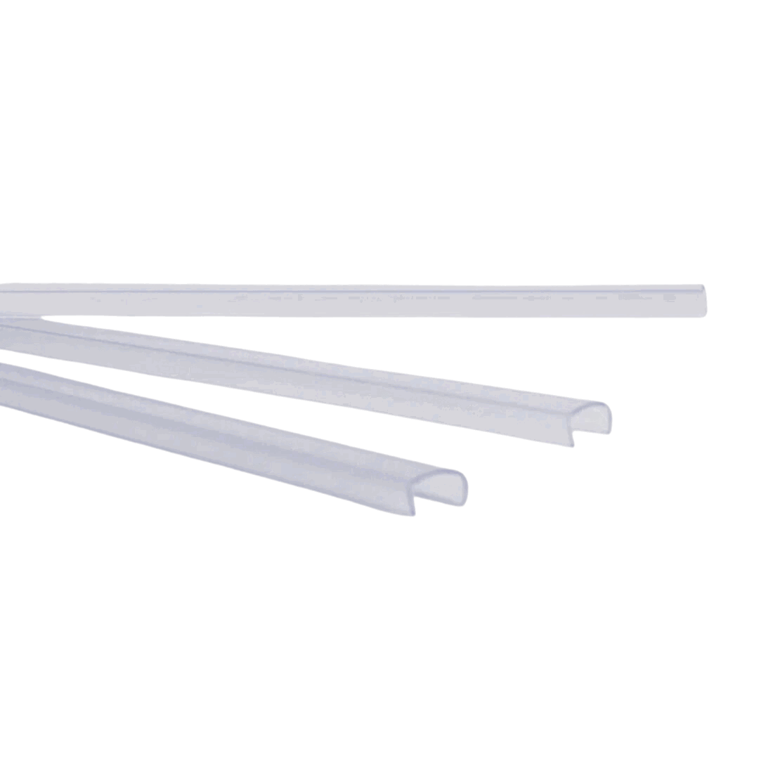 1m Plastikprofil til Glorie 230V LED Strip | Gennemsigtig