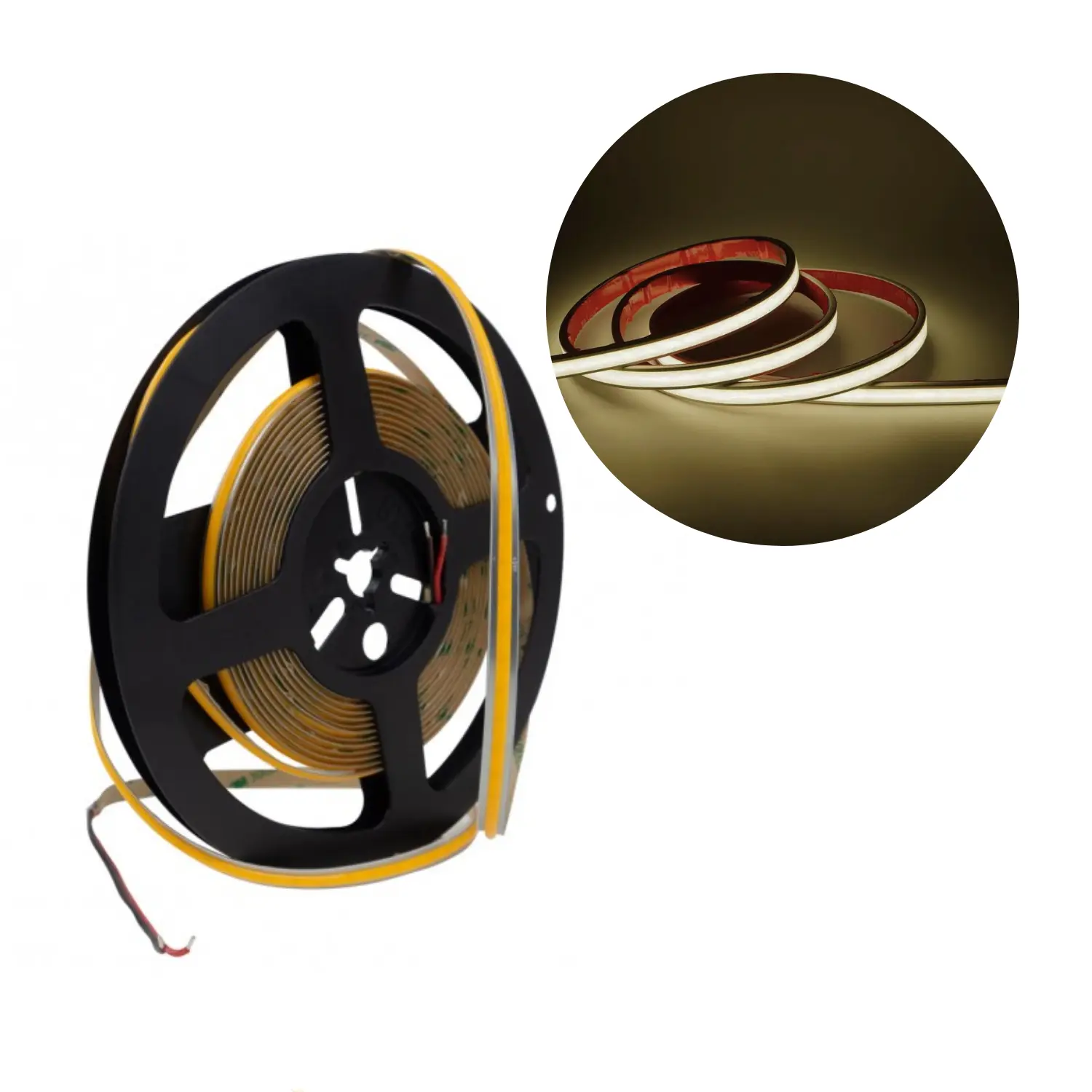 COB LED-list | FREECUT | 9 W/m | 24 V | 3000 K | 675 lm/m | 5 m