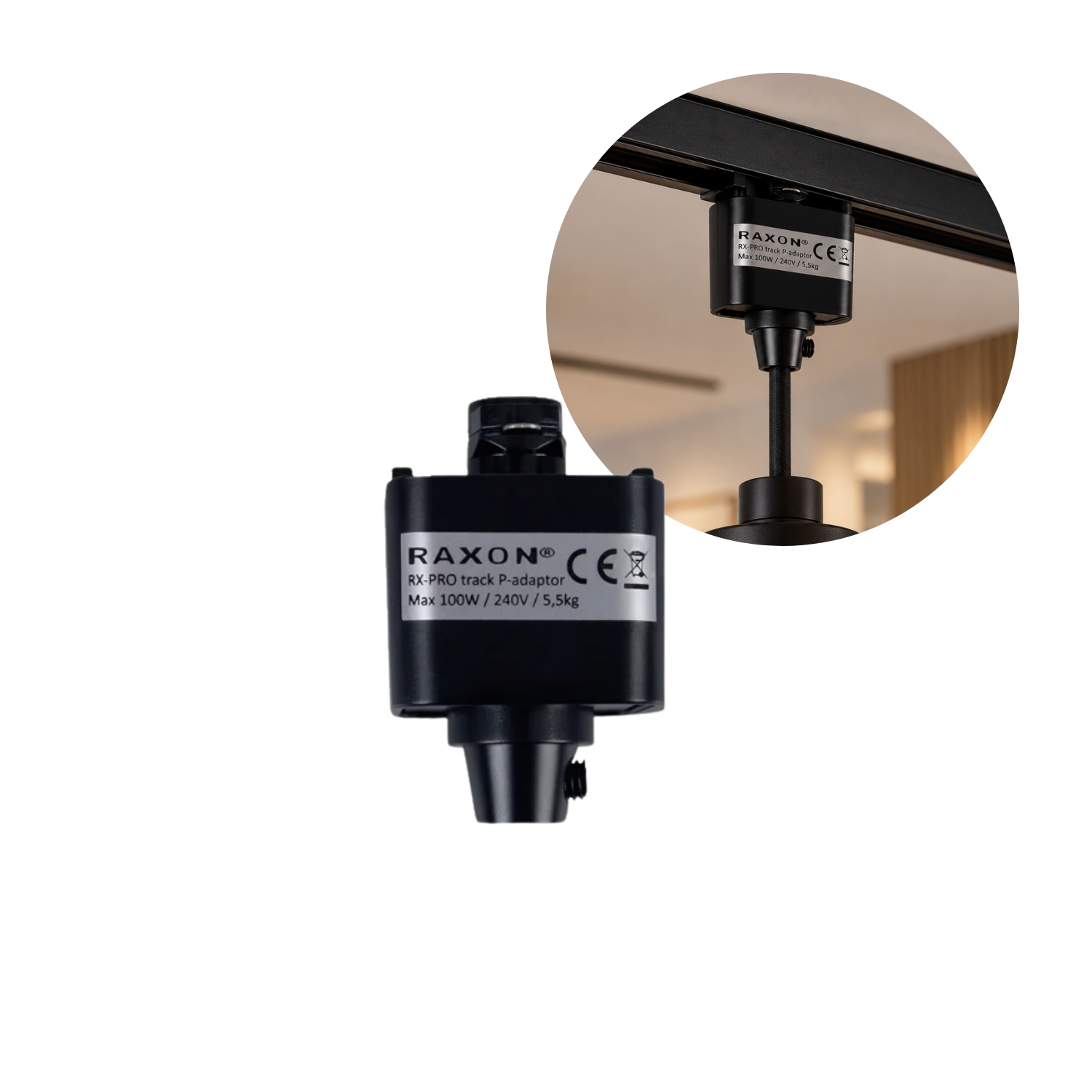 Strömskenadapter | 1F P-adapter RX1 | 5,5 kg