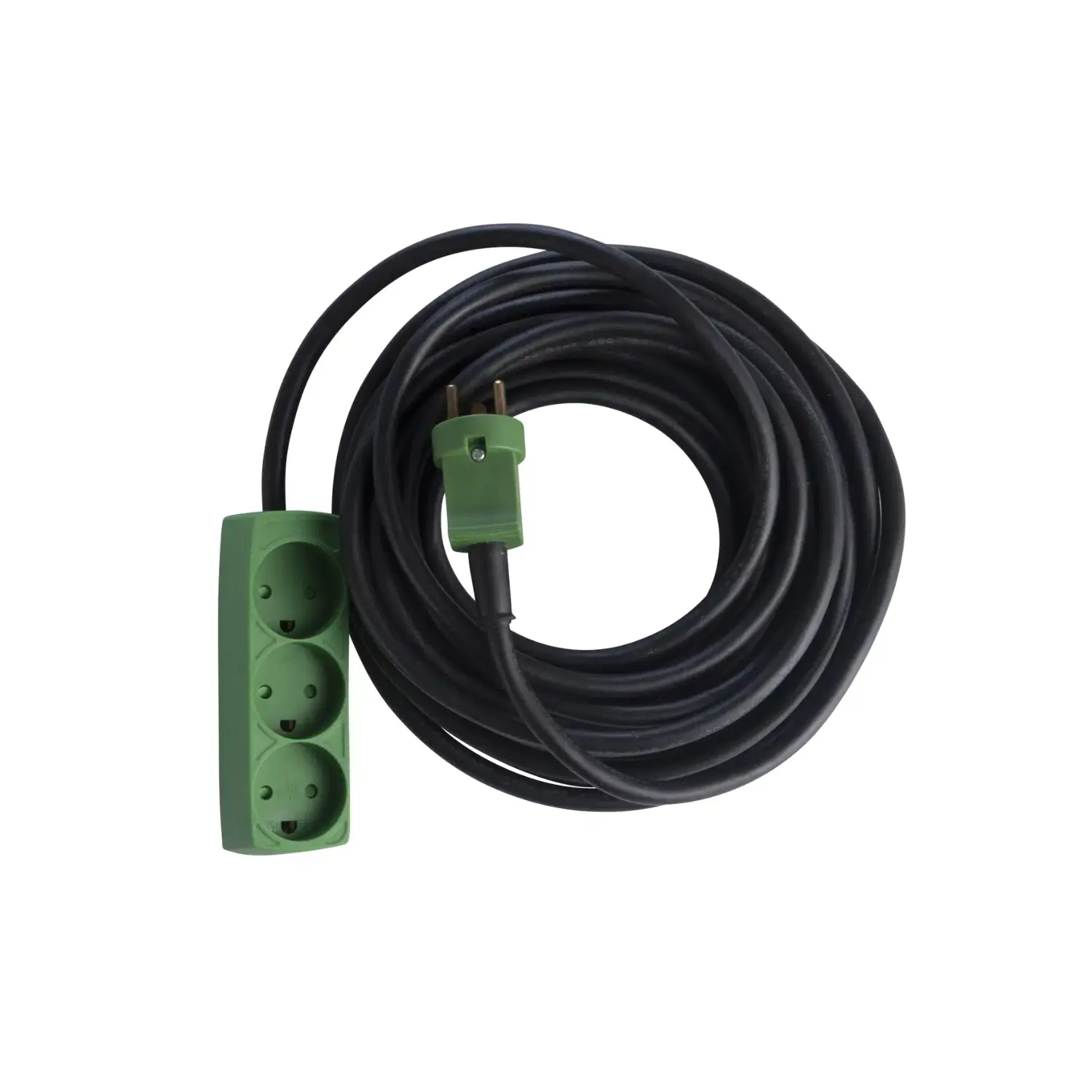 Kabelset | m/j | 230 V | 3680 W | 3-voudig stekkerdoos | 15 m | Zwart