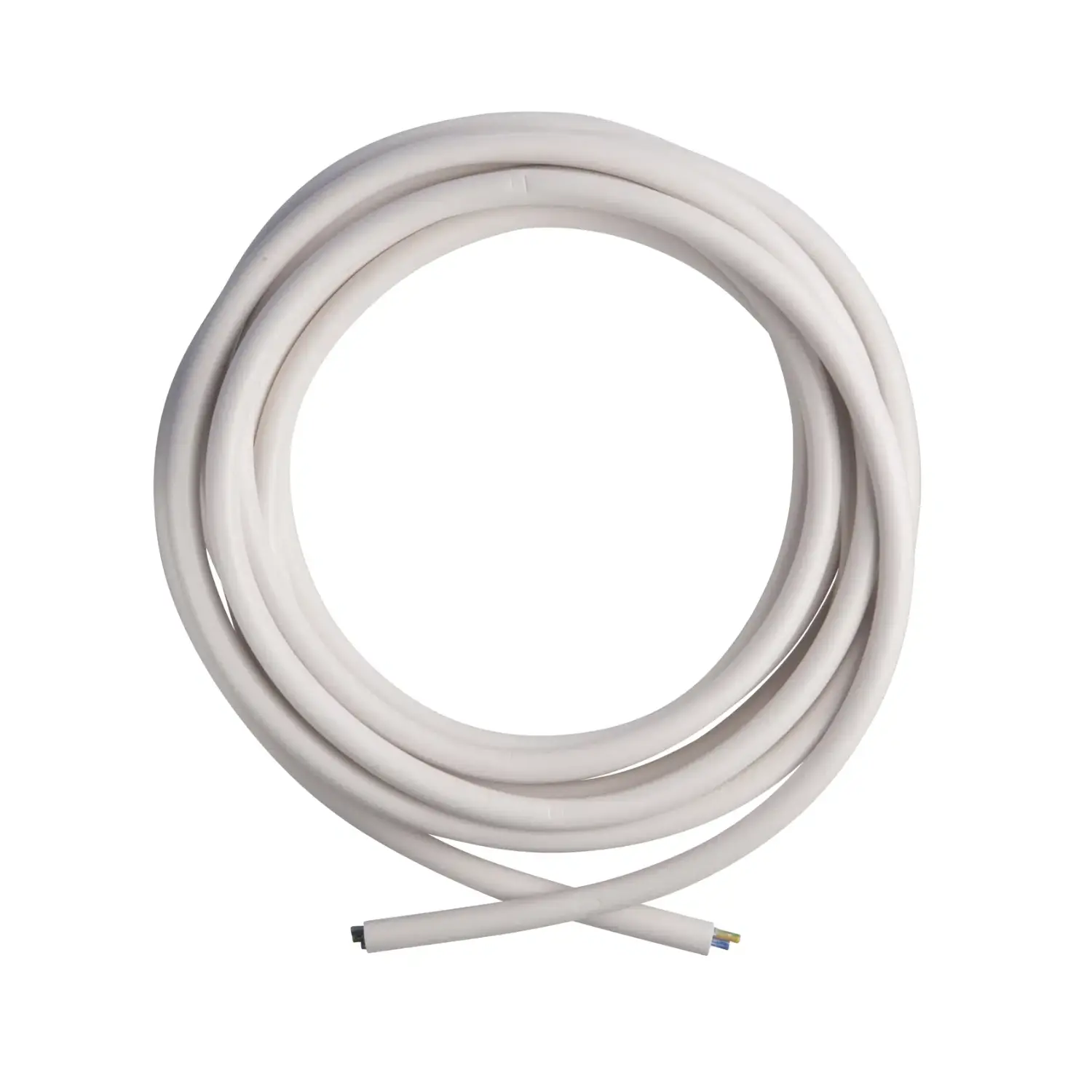 Installatiekabel | 5G1,5 mm² | 5m | Kunststofommantelde kabel | Wit