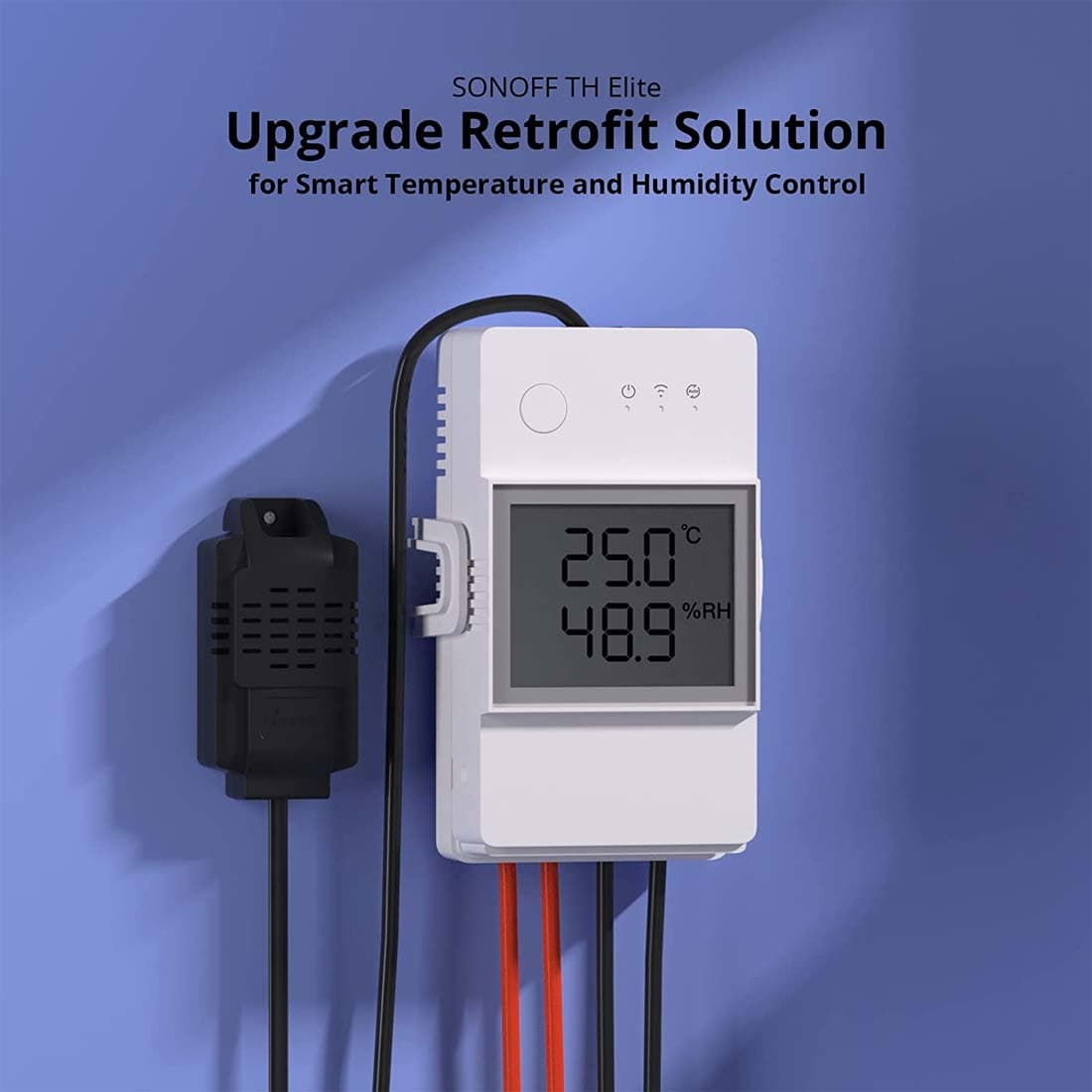Sonoff TH16| Temperatur- og fugtigheds WiFi switch