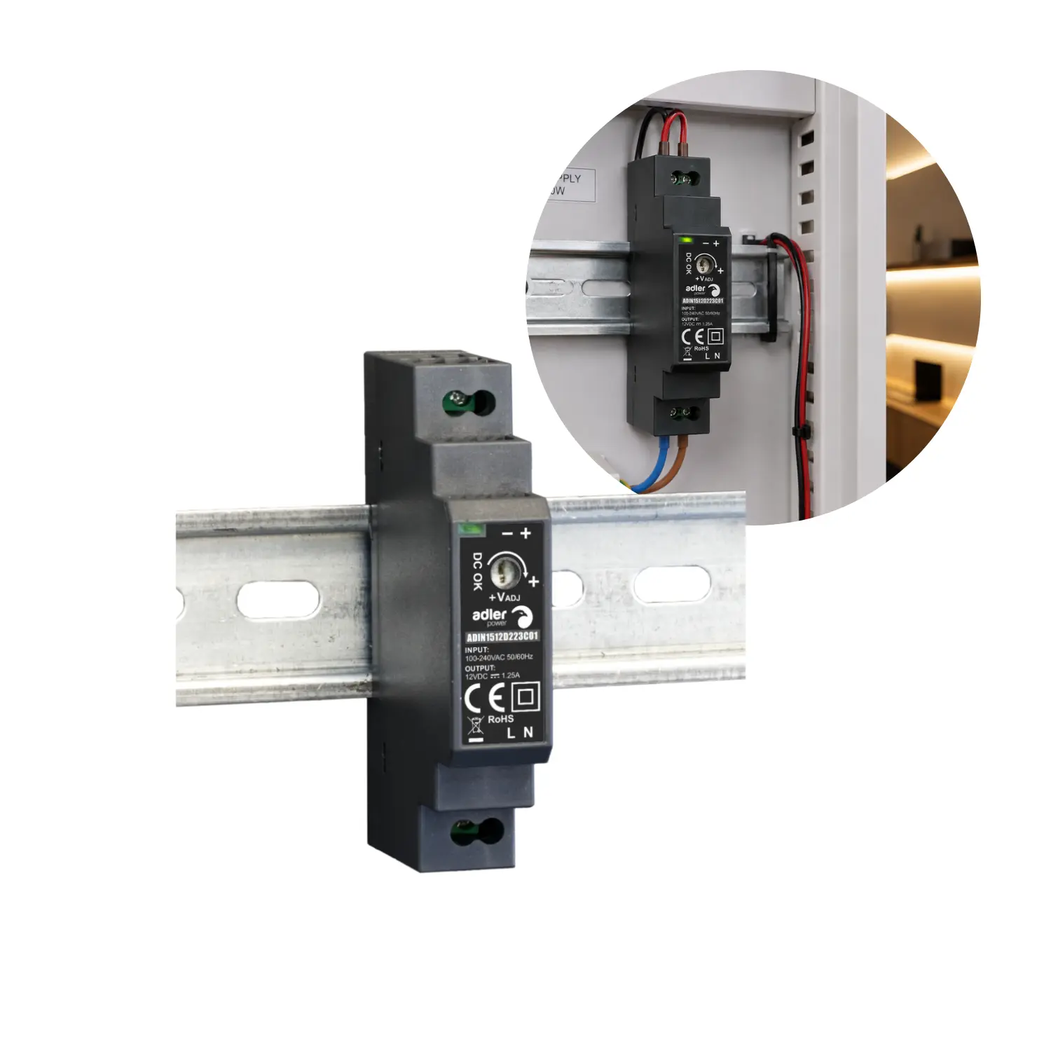 LED Driver 24V | 15W | Adler DIN | IP20
