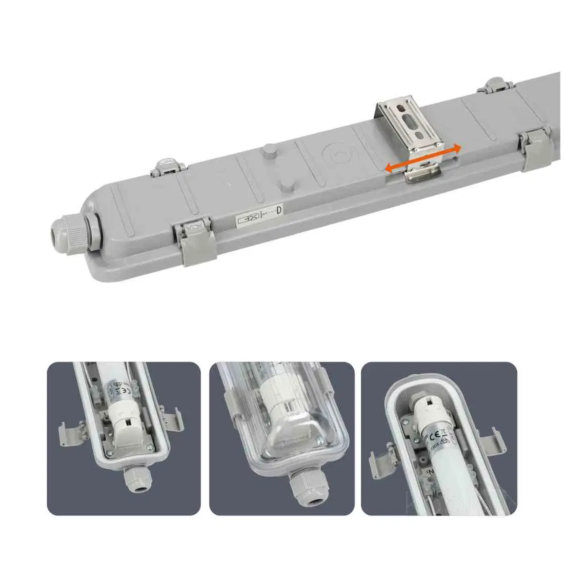 LED Armatur inkl. 18w LED rør | 12 stk. Pakke | 120cm | 4000K LED Armatur inkl. 18w LED rør | 12 stk. Pakke | 120cm | 4000K