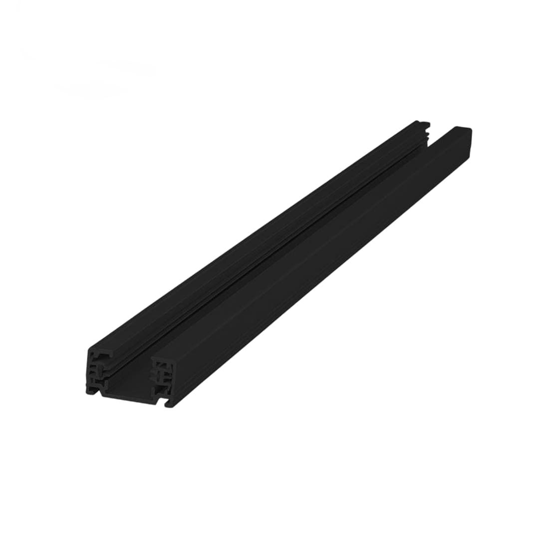 Nordtronic Square 1-faset lysskinne - 1 meter - sort