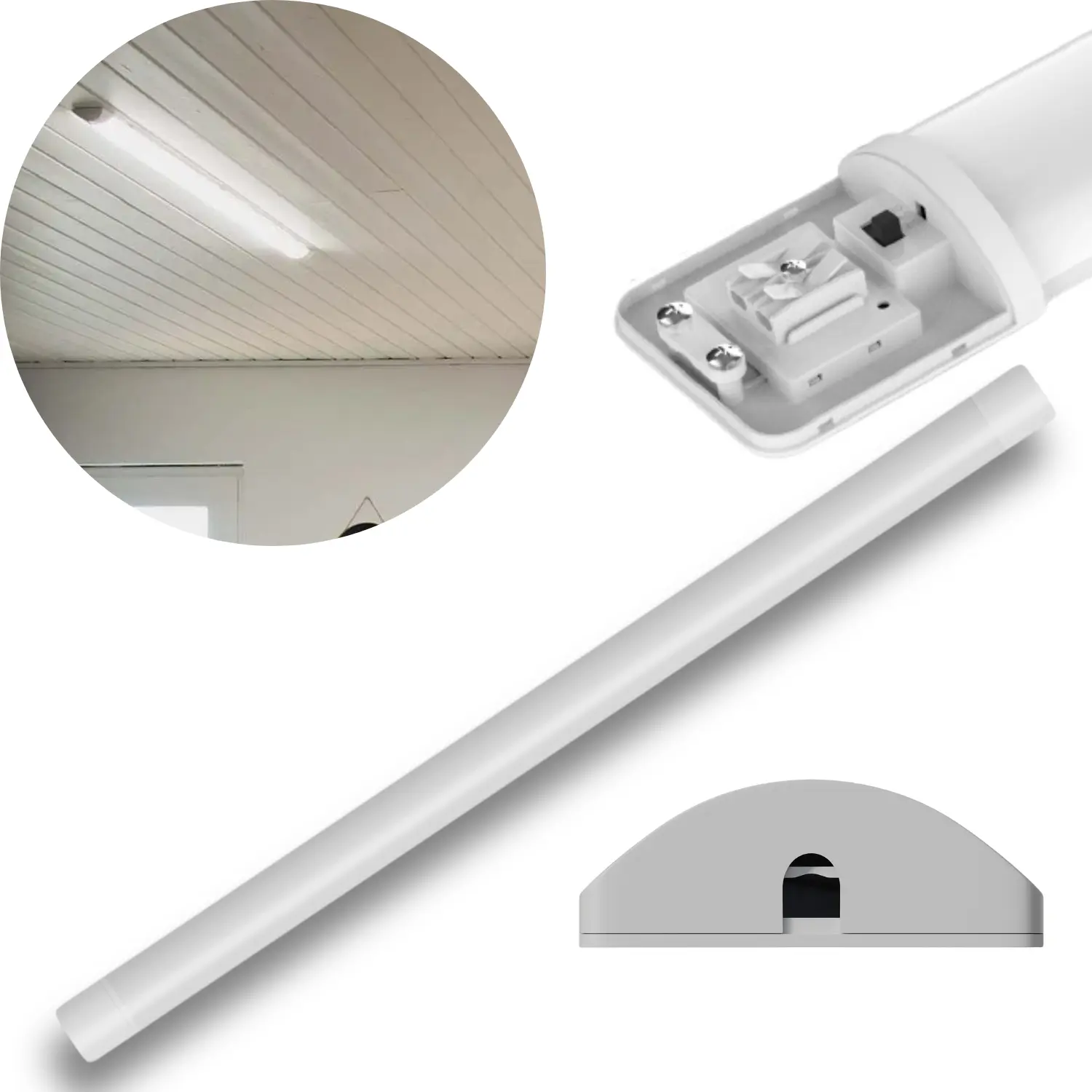 120cm Fladt LED Armatur | 10-pak | CCT | 3000lm | 30W | IP20 120cm Fladt LED Armatur | 10-pak | CCT | 3000lm | 30W | IP20
