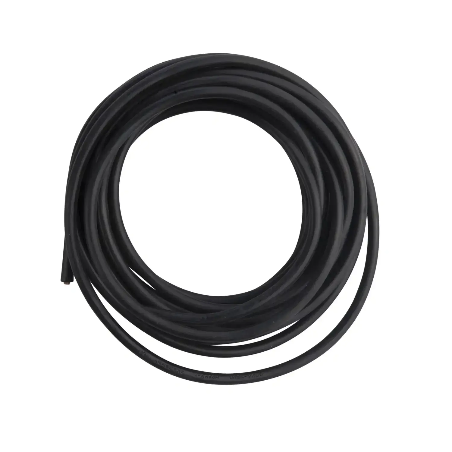 Plastkappeledning Rund 2x0,75mm² 5m | Sort