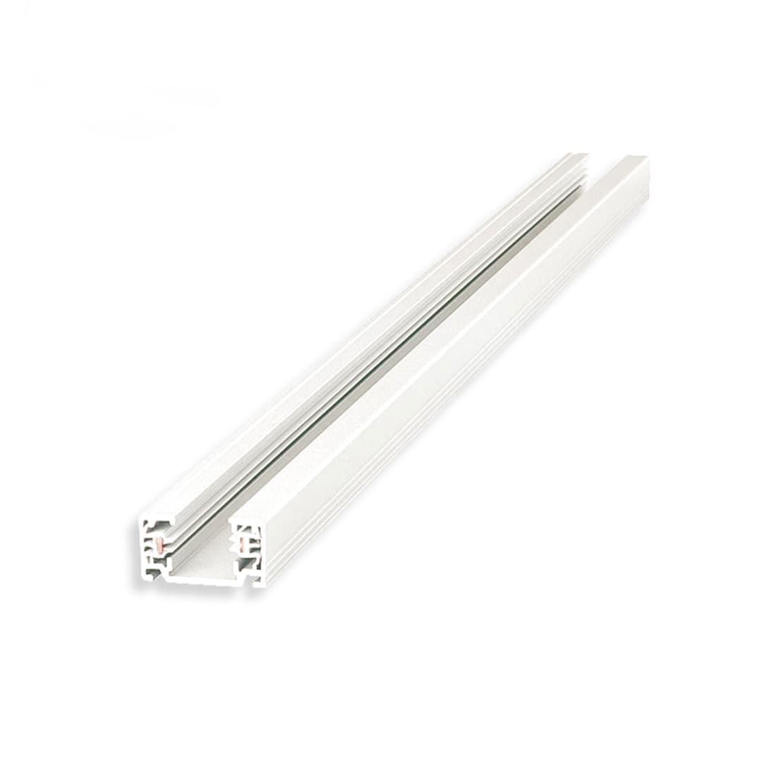 Nordtronic Square 1-faset lysskinne - 2 meter - hvid
