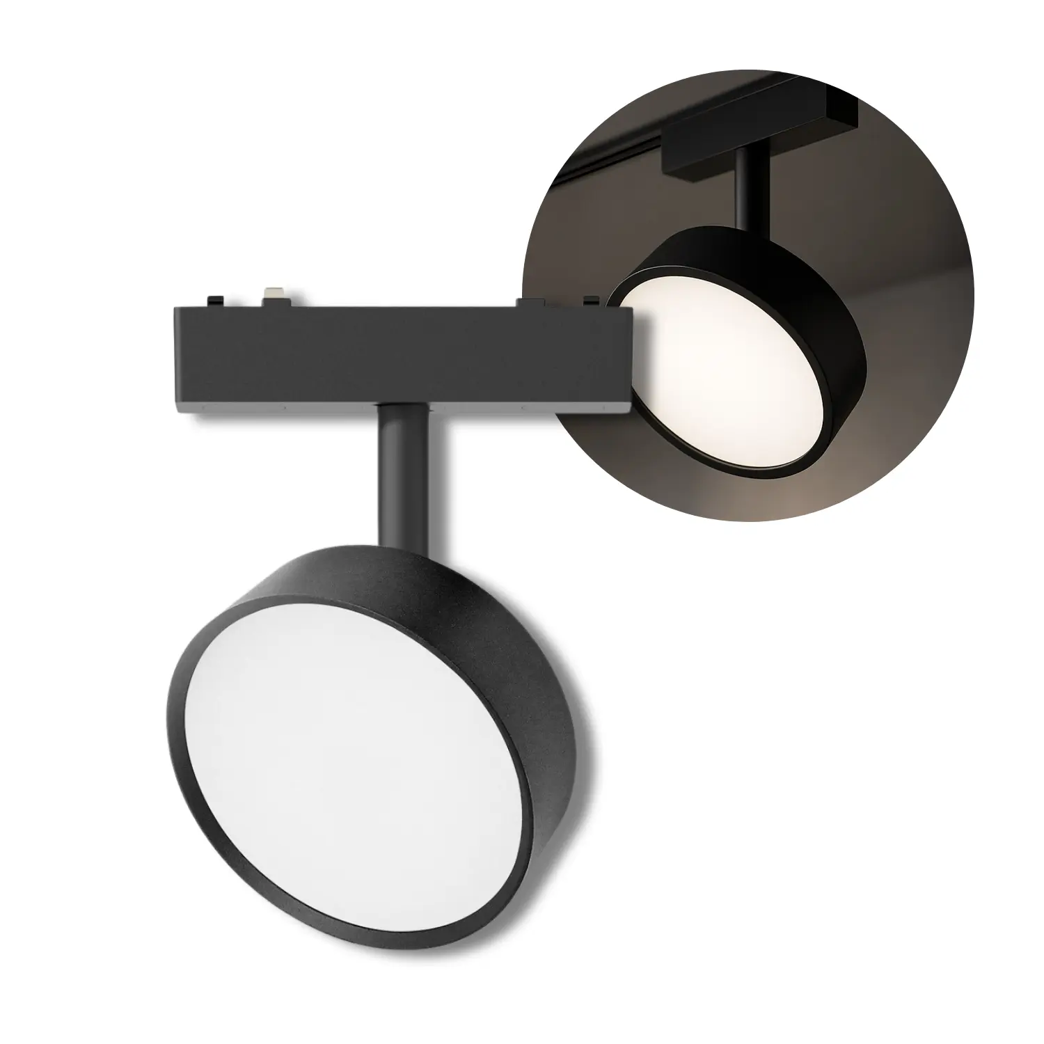 Spotlamp voor SlimTrack Track systeem | 24V | CCT | 920lm | 9W | Zwart