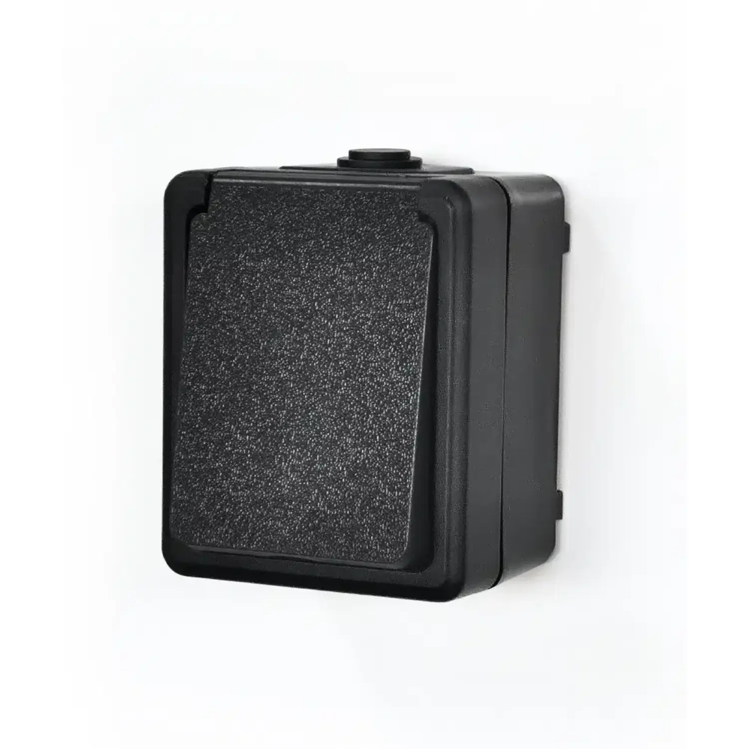 Vägguttag | Utomhus | Enkel | Med jordning | 230V | 13A | IP54 | Svart