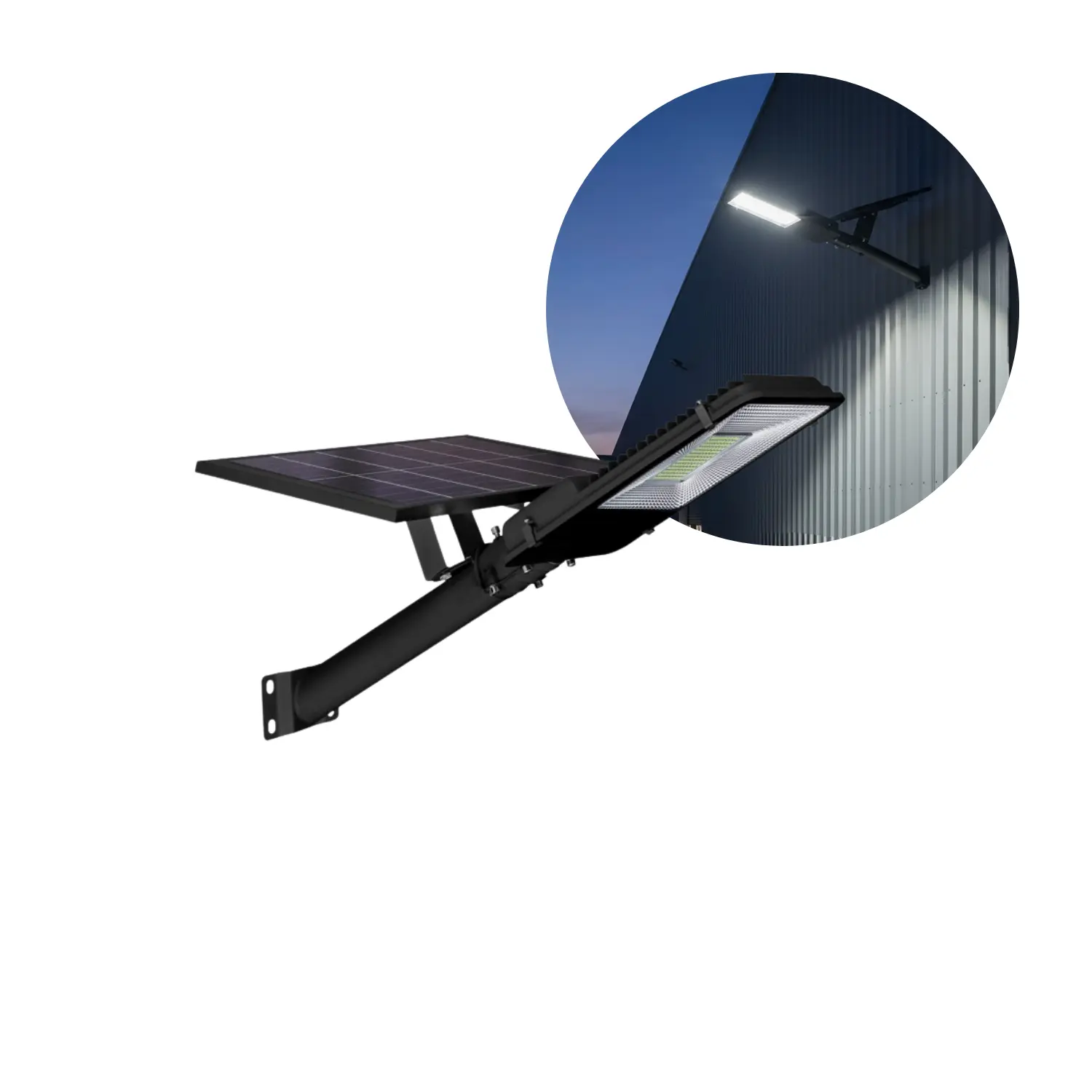 Solcellelampe til væg | 4000K | 1100 lm | 11W | Solar LED SOLIT | Sort