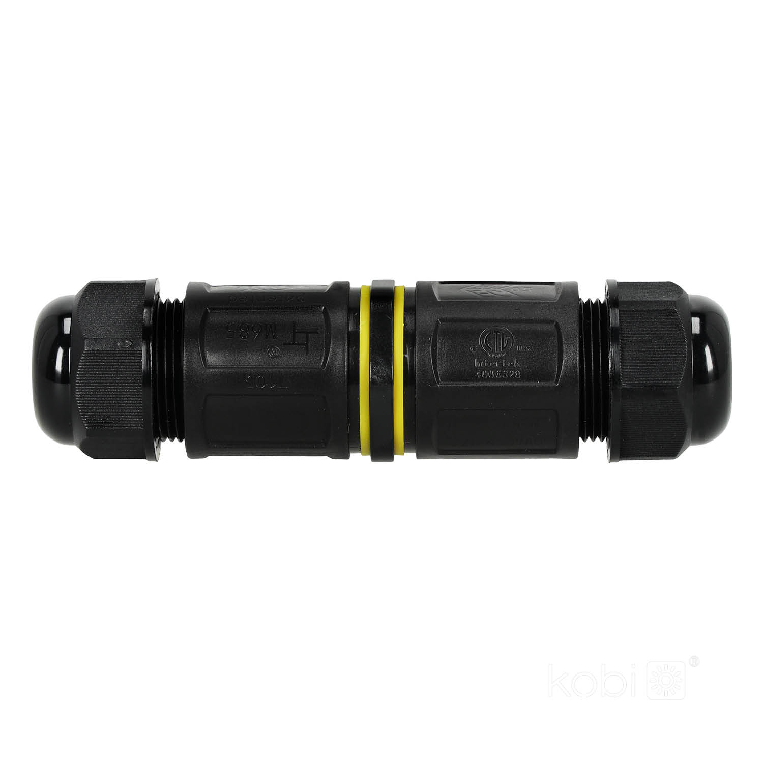 Außen-Verbindungsmuffe |  5 × 0,5–2,5 mm² | IP68 | Schwarz