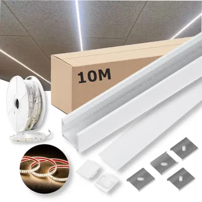 Lysskinne Troldtekt 10m