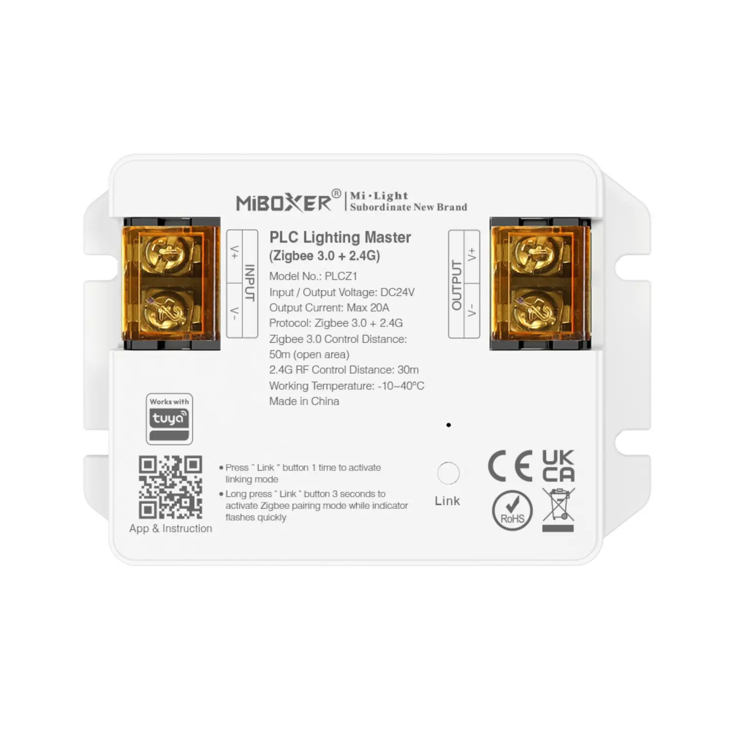 MiBoxer LED Styrenhet för trappbelysning | BLE+2.4G | inkl. 2 sensorer