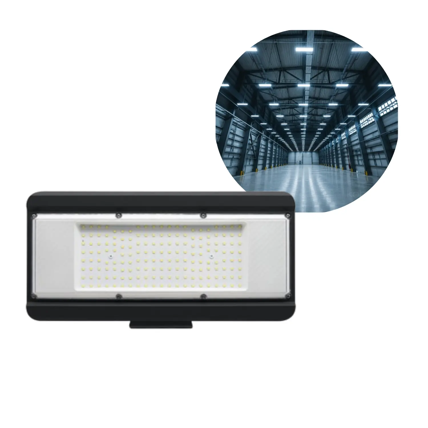 LED-strålkastare | 4000 K | 16 300 lm | 150 W | MULTILUXO | Svart