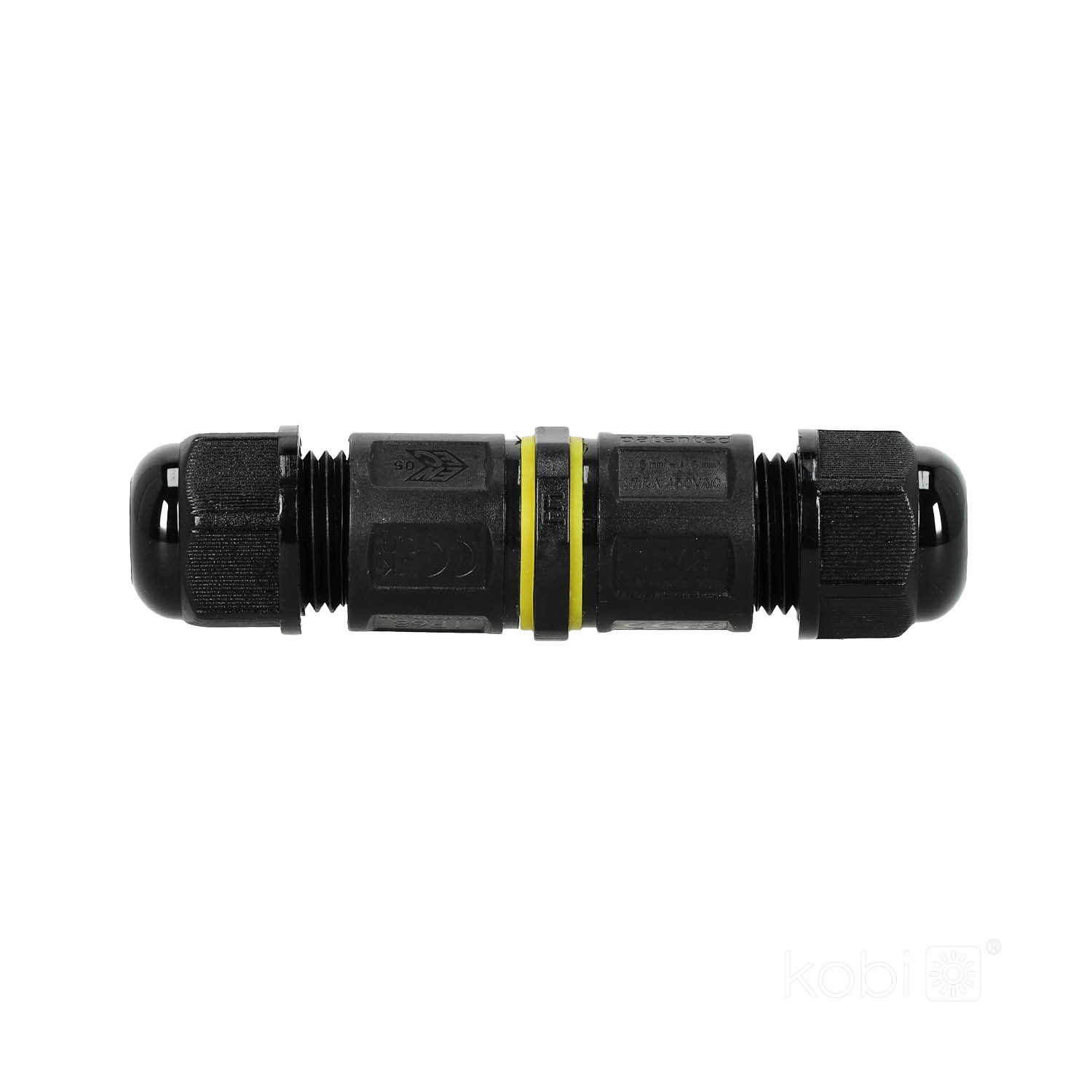 Samlemuffe | IP68 | 160mm | PA66 polyamide | Sort