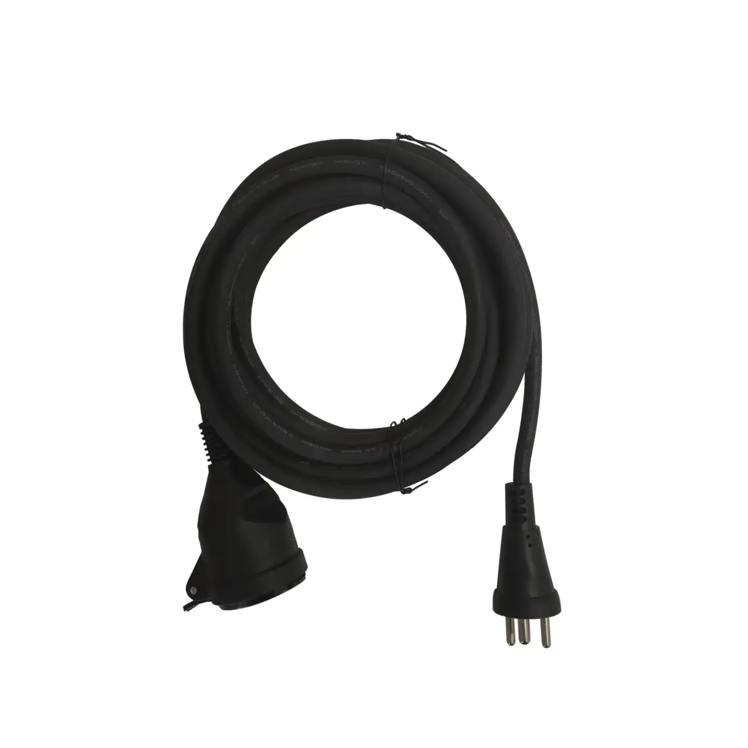 Förlängningssladd för utomhusbruk | 5 m | 3680 W | m/j | 3G 1,5 mm² | Svart
