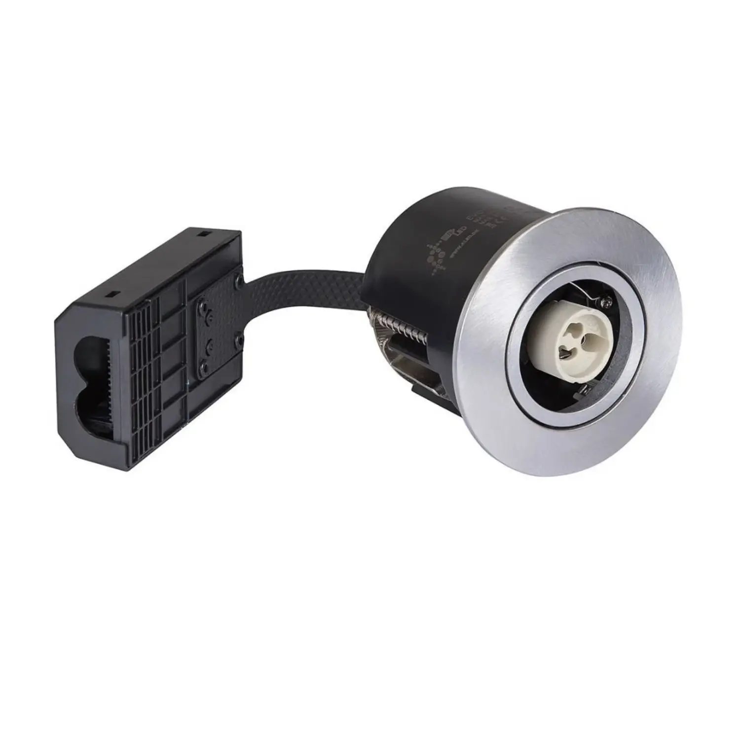 GU10 Indbygningsspot | 230V | Ø76mm | VENTA | Børstet Alu