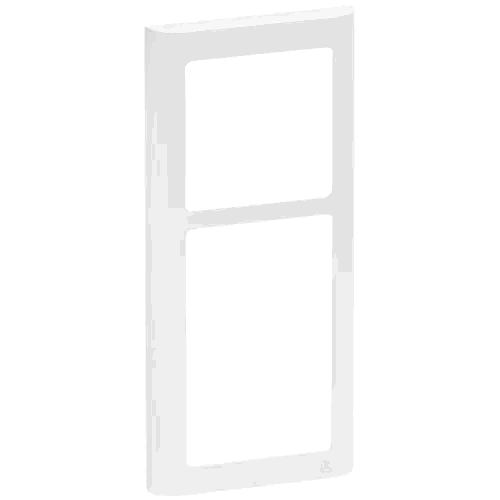 Fuga designramme 63 Soft | 2.5 modul | hvid