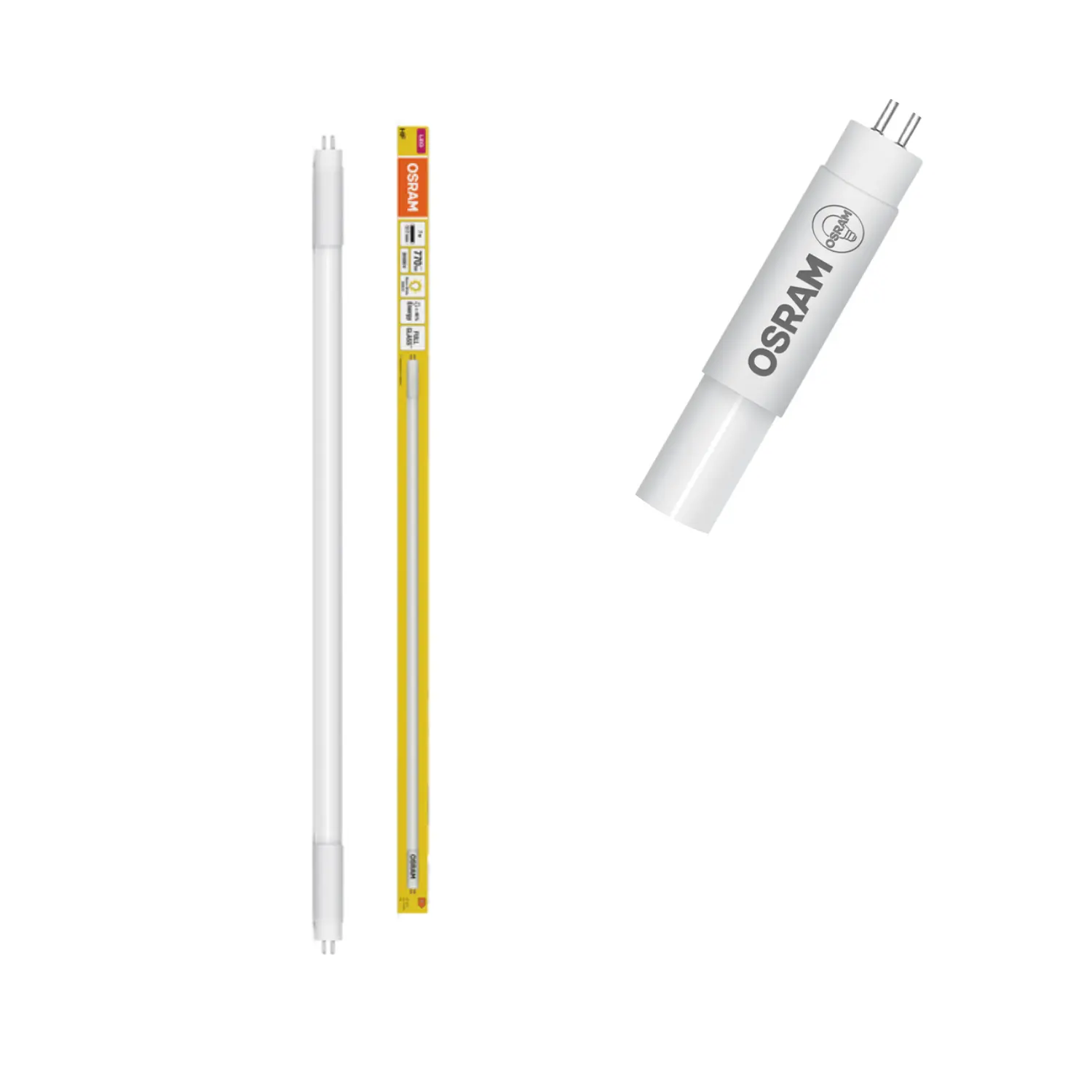 LED Lysstofrør | 517mm | T5 | 3000K | 770lm | 7W | OSRAM 