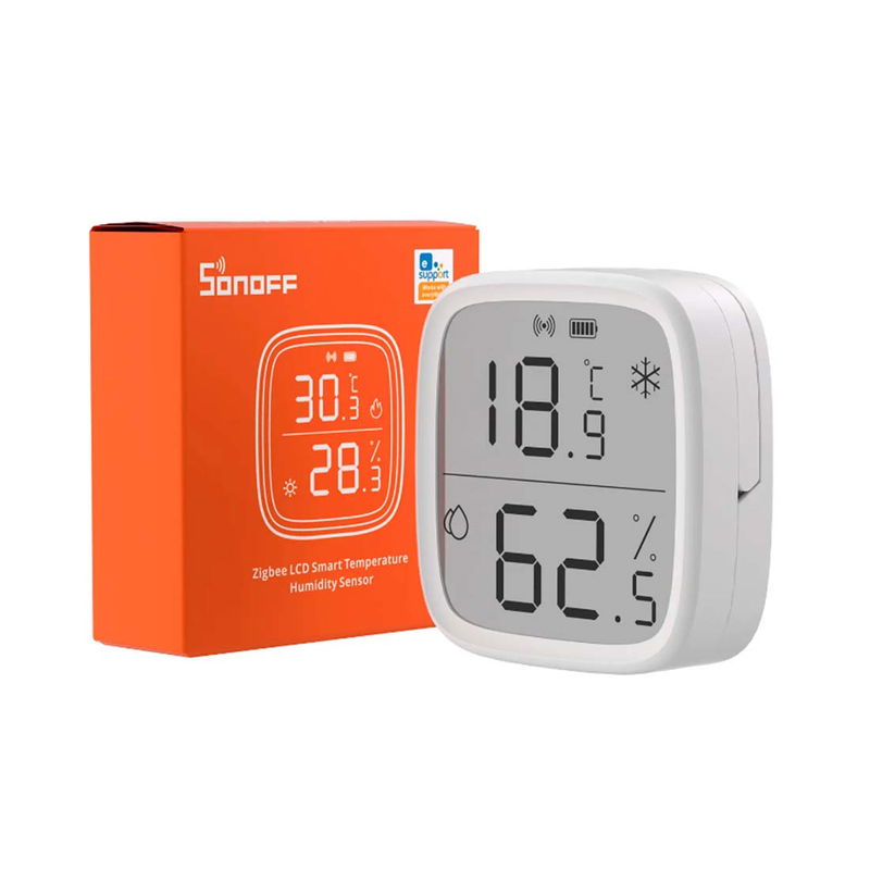 Sonoff Smart Zigbee Temp. & Fukt Sensor LCD Display