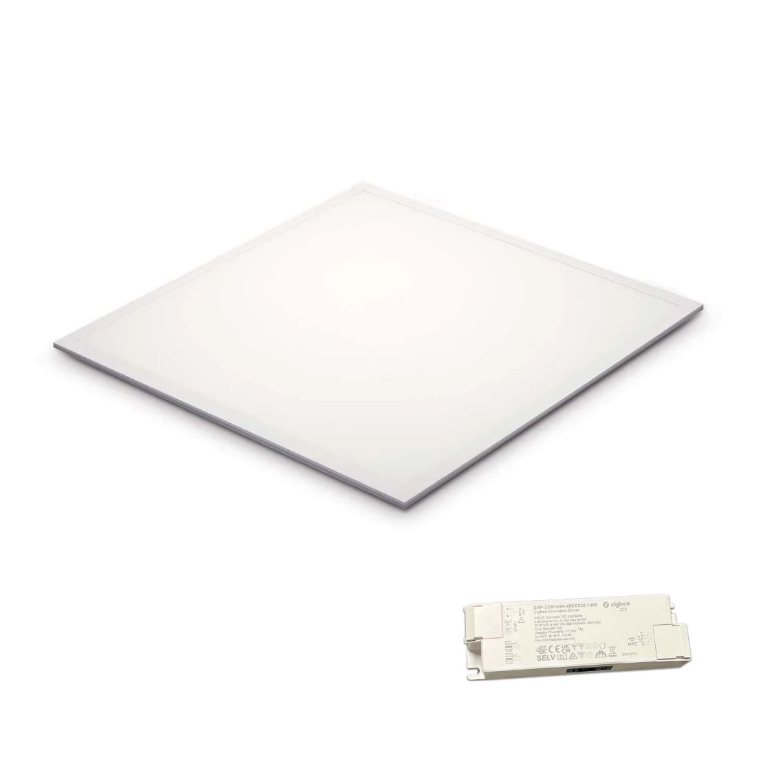 LED Panel 60x60 | 3000K | 4300lm | 40W | NELIO | Zigbee | Hvid LED Panel 60x60 | 3000K | 4300lm | 40W | NELIO | Zigbee | Hvid