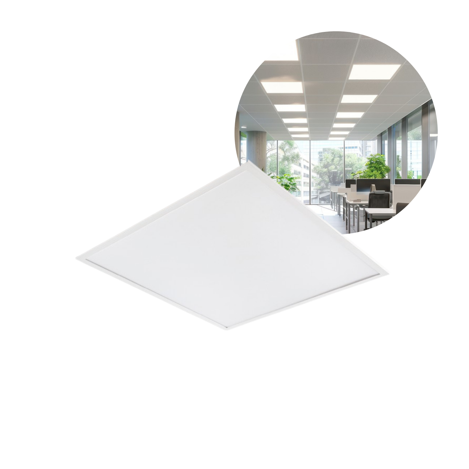 LED Paneel 62x62 | 3CCT | 5200 lm | 20/30/40 W | CAPRI D | Wit