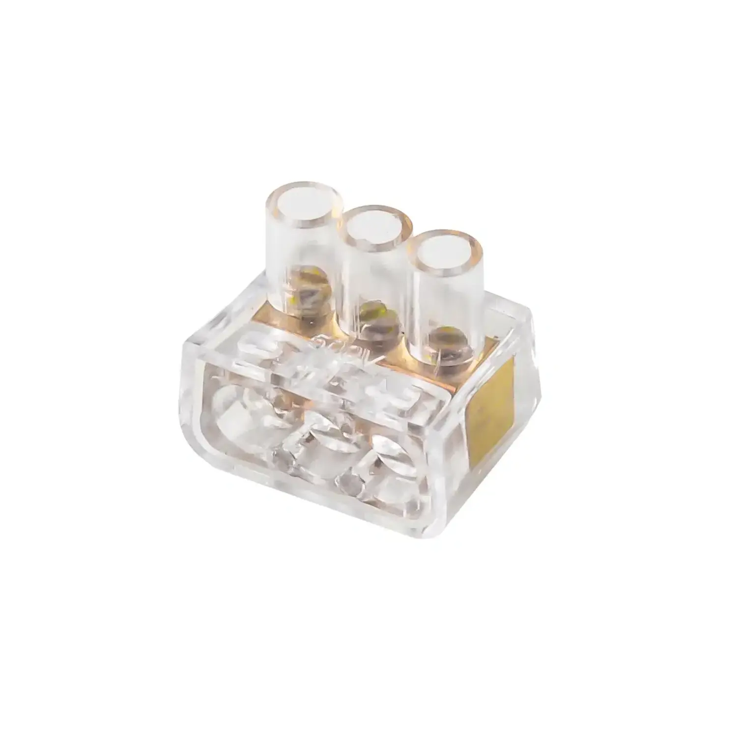 Samlemuffe | Tribel | 3x4x1,5mm² | 6 stk | IP20 | Transparent