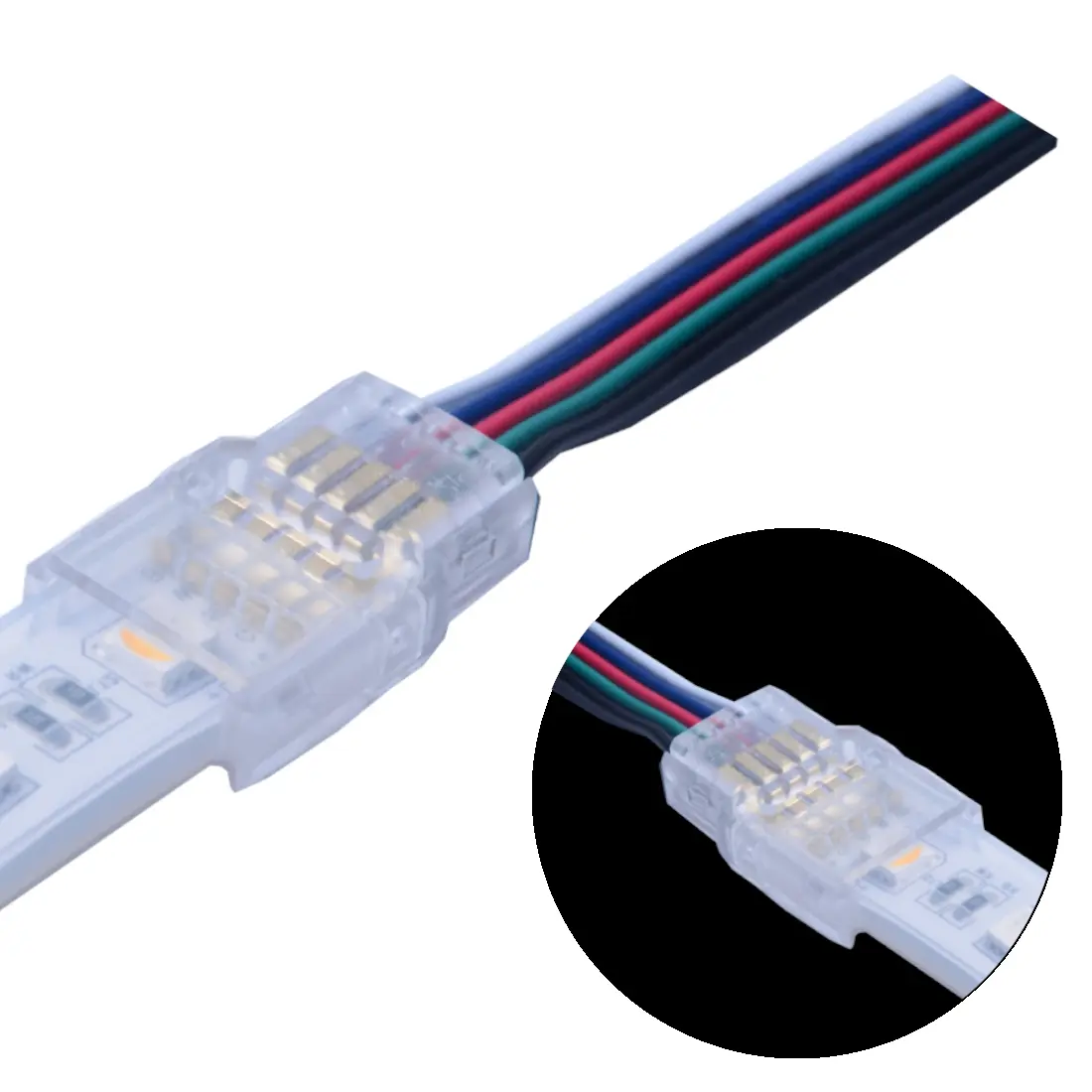 Kabel Connector 150mm Rgbw 4 In 1 12mm
