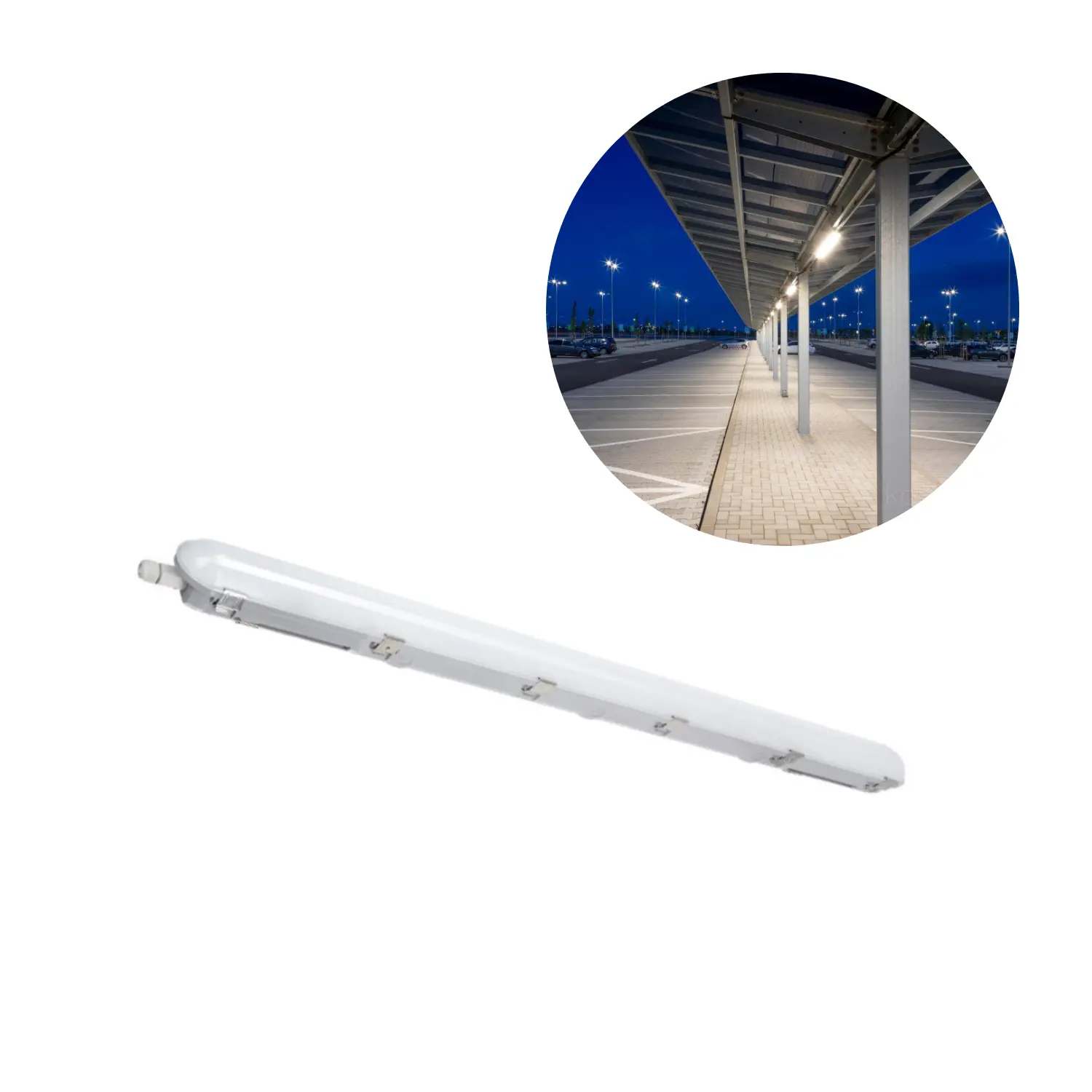 LED-armatuur 120cm | 4000K | 6300lm | 36/32/28/22W | IP66 | NEXFORCE N2
