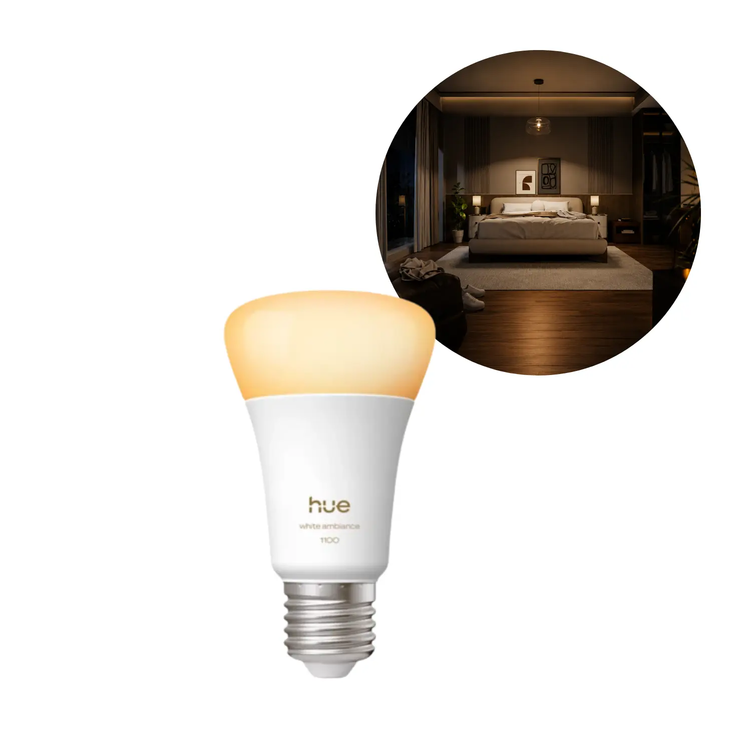 Philips Hue E27 | Smart glödlampa | 1100 lm | Varmt till kallt vitt
