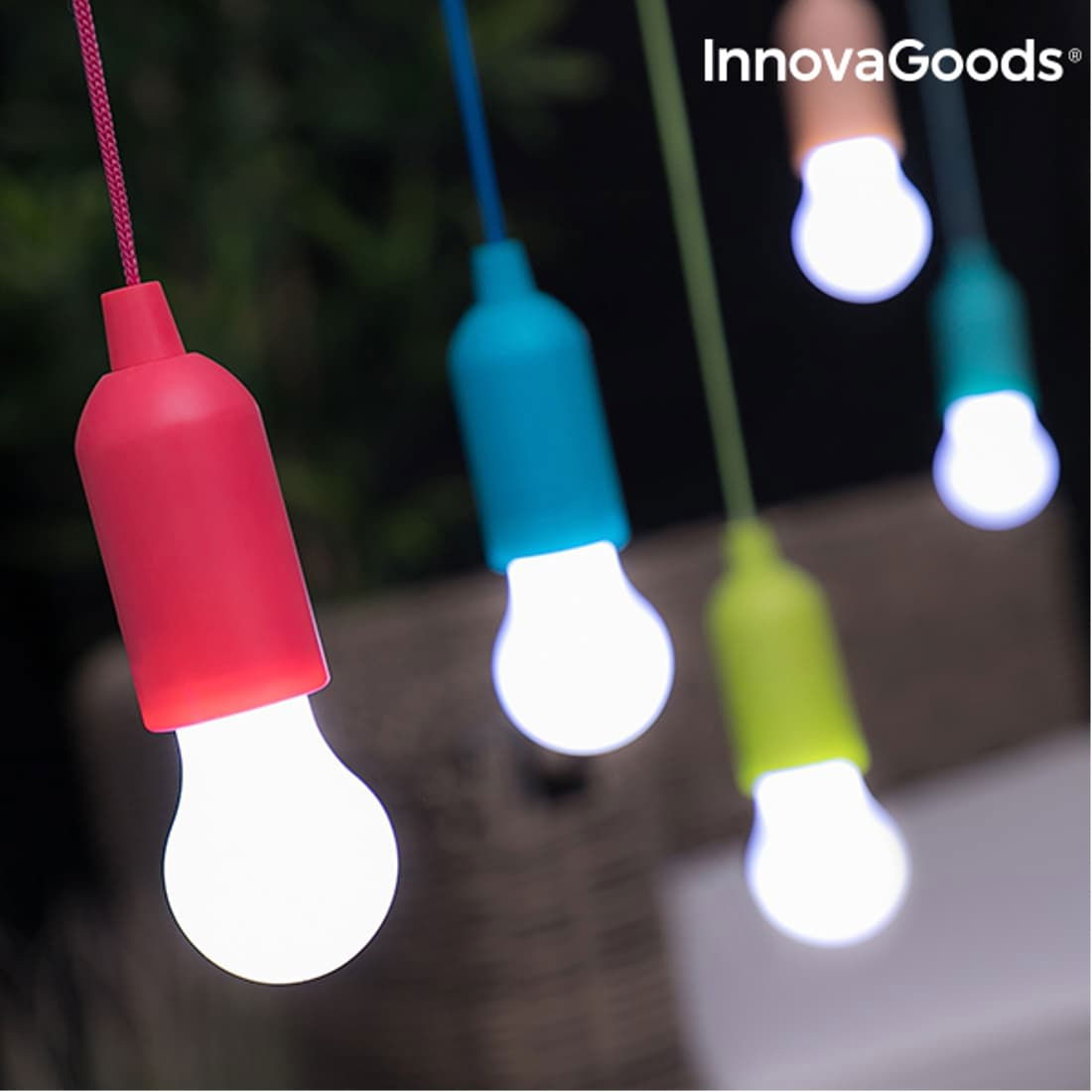 Pull Light | Retro Lamper | LED | 1. Stk | Asst. farver | Innovagoods Pull Light | Retro lampa | LED | 1. St | Asst. färger | Innovagoods
