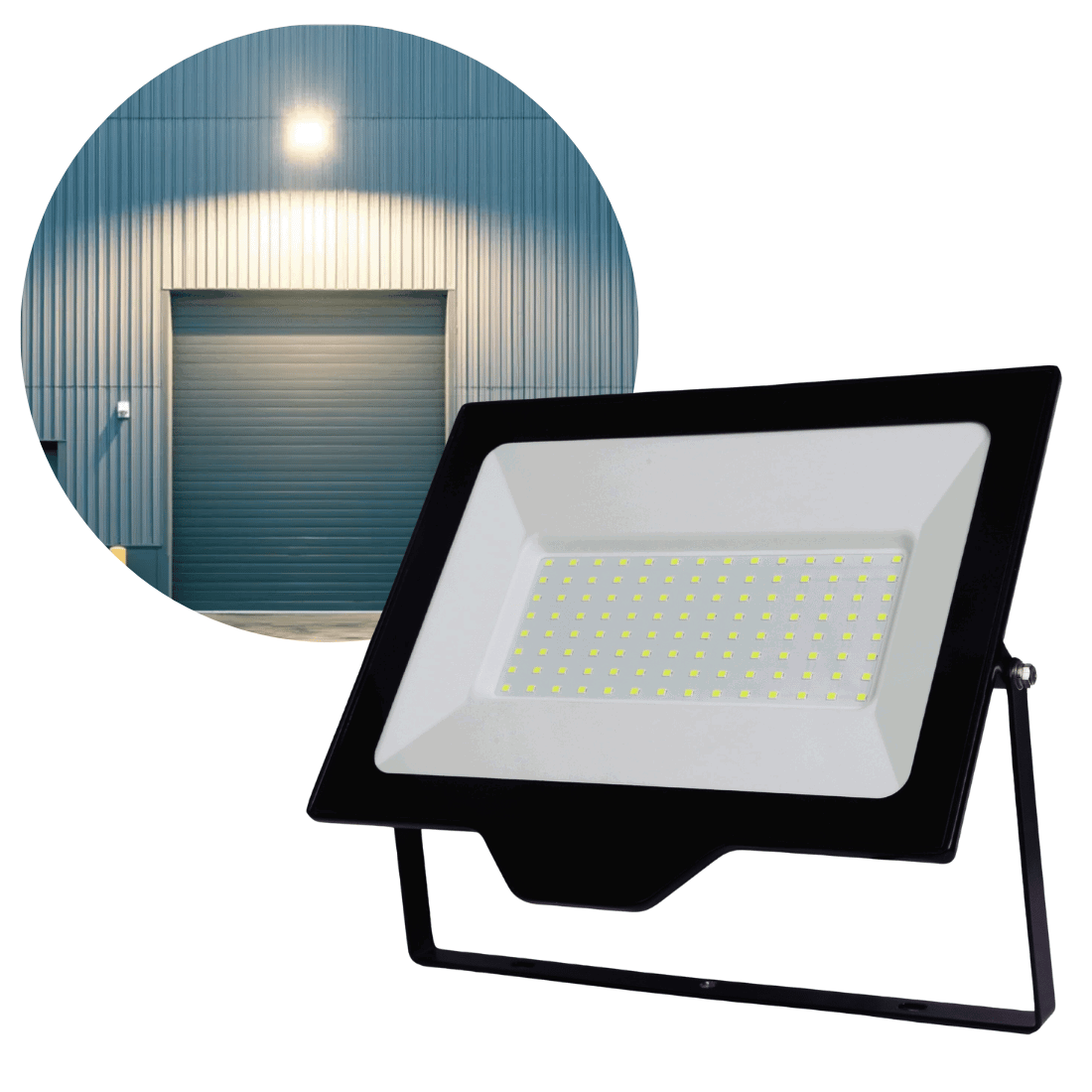 LED Projektør | 100W | 10.000lm | 6400K | IP65