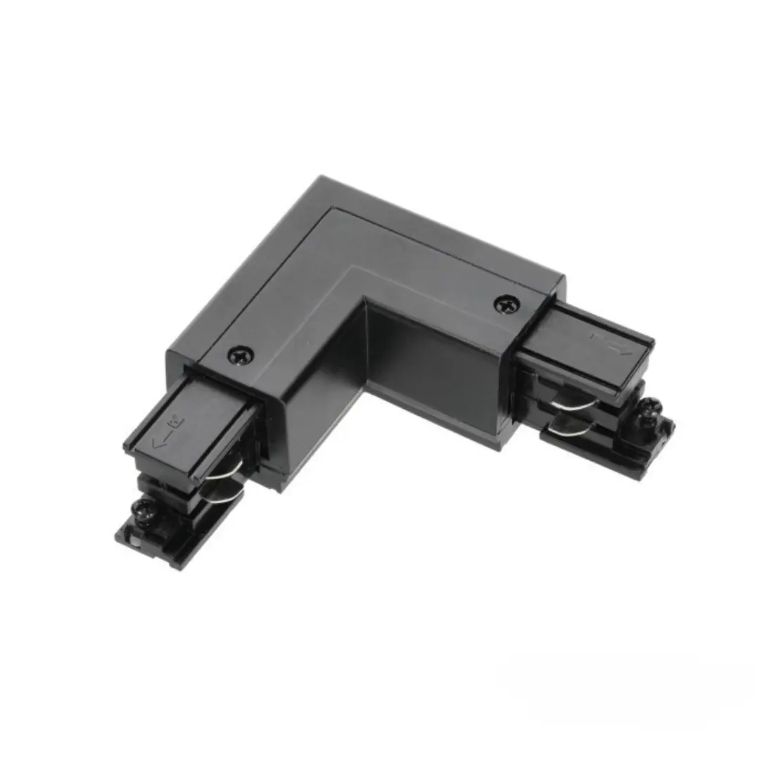 BYRON 90° Winkel | Erdung Außen | 3-Phasig | Schwarz