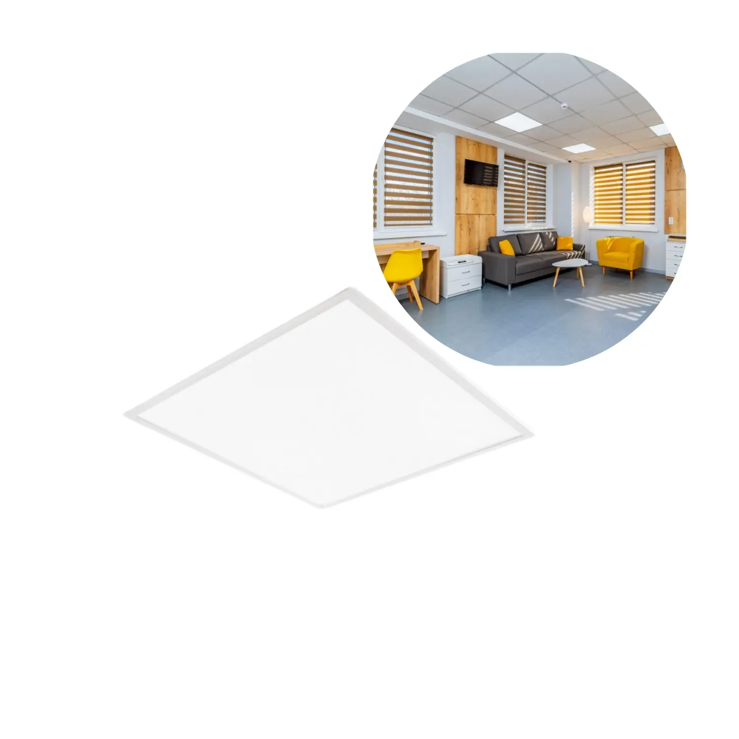 LED-paneel 62x62 | 4000K | 4000 lm | 40 W | DAVRO D | Wit