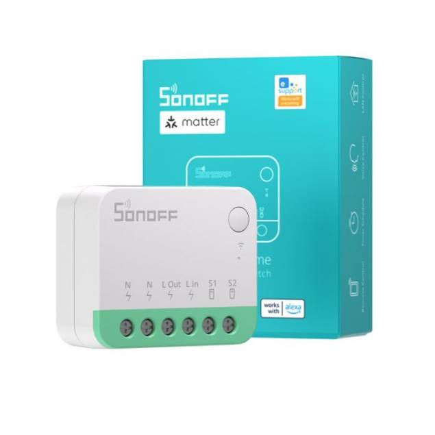 Sonoff Slimme schakelaar | WiFi-schakelaar | MINIR4M | Matter-compatibel 