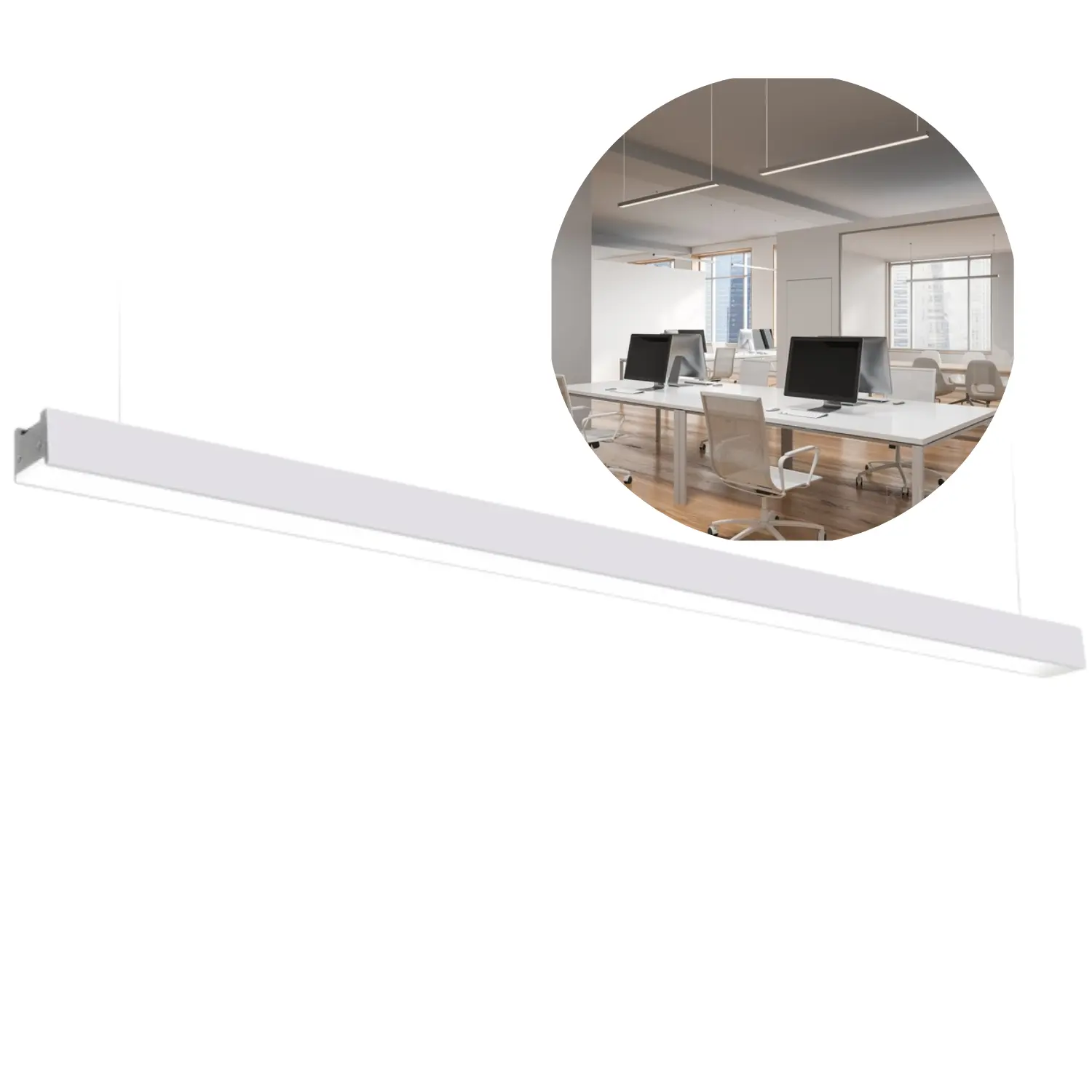 LED Armatur | KOLINE GO | 120 cm | 3CCT | 4800lm | 40W | Hvid