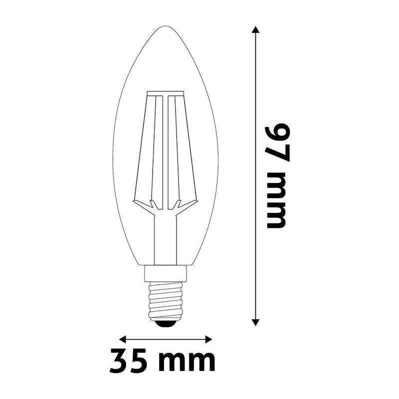 Eco-Halo 30W B22 Bayonet Light Bulb - Warm White 2750K, 410 Lumen, Dimmable-878191