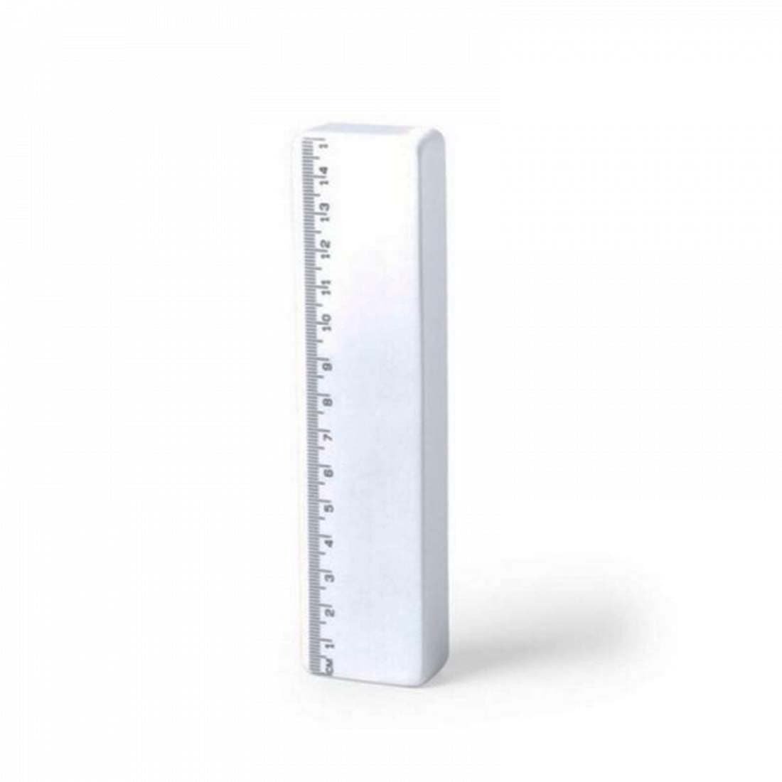 Stress Bold - Hvid - Lineal 15cm - Mod uro og koncentrationsbesvær